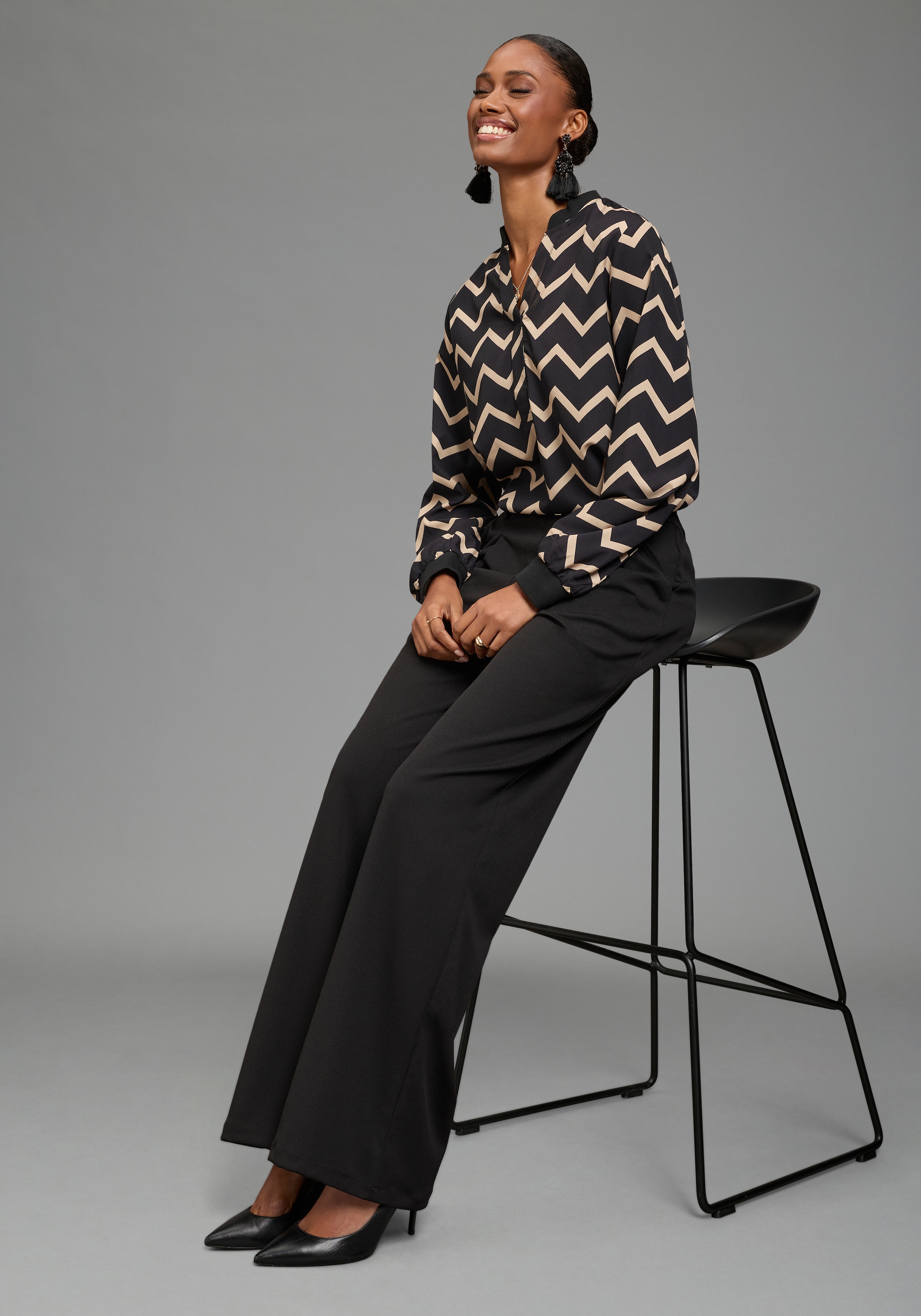 Laura Scott Schlupfhose  mit Elasthan-Anteil, für Herbst und Winter, für Business geeignet