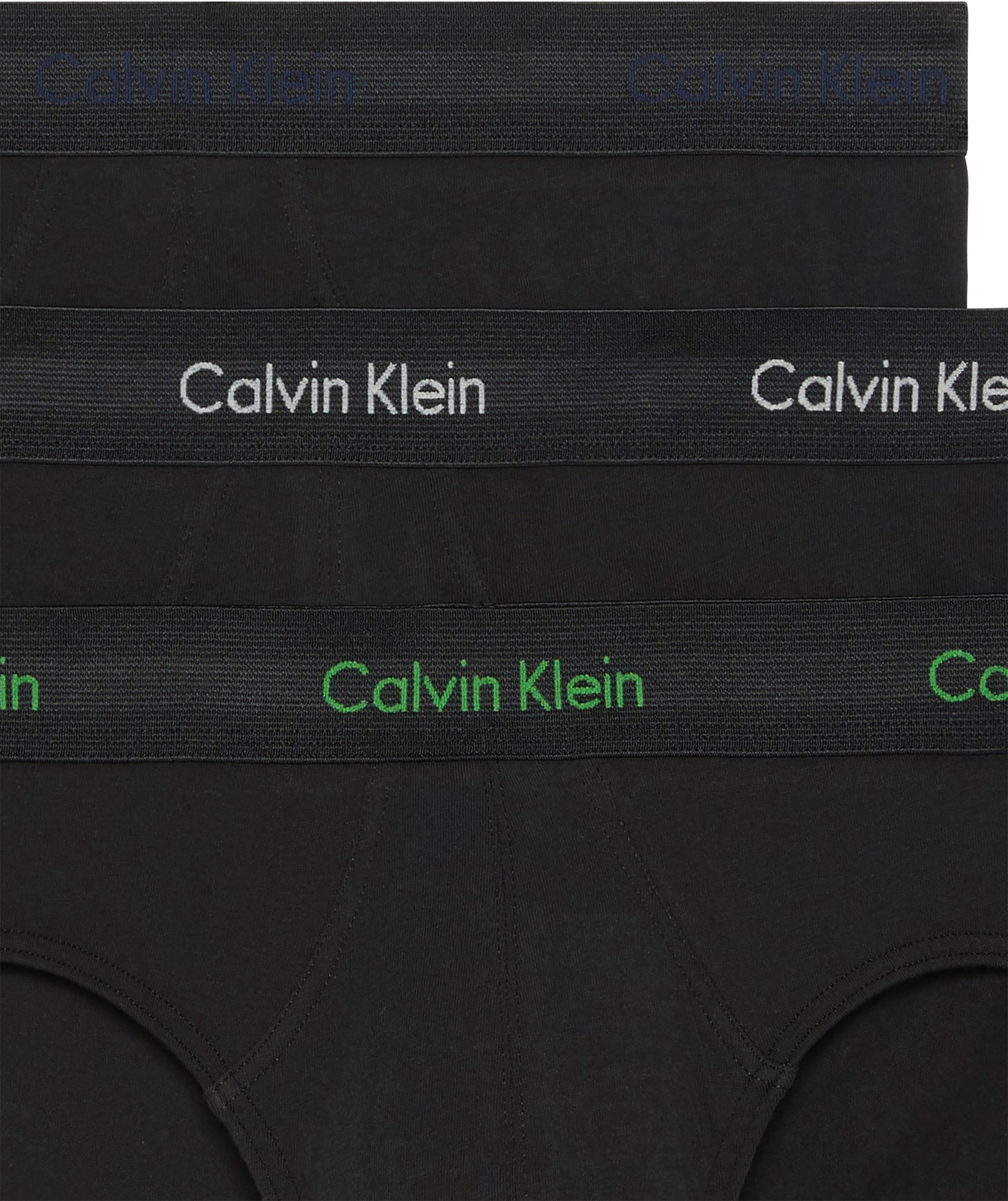 Calvin Klein Underwear Hipster »CK HIP BRIEF 3PK« 3 Stk. mit farbigem Webbund