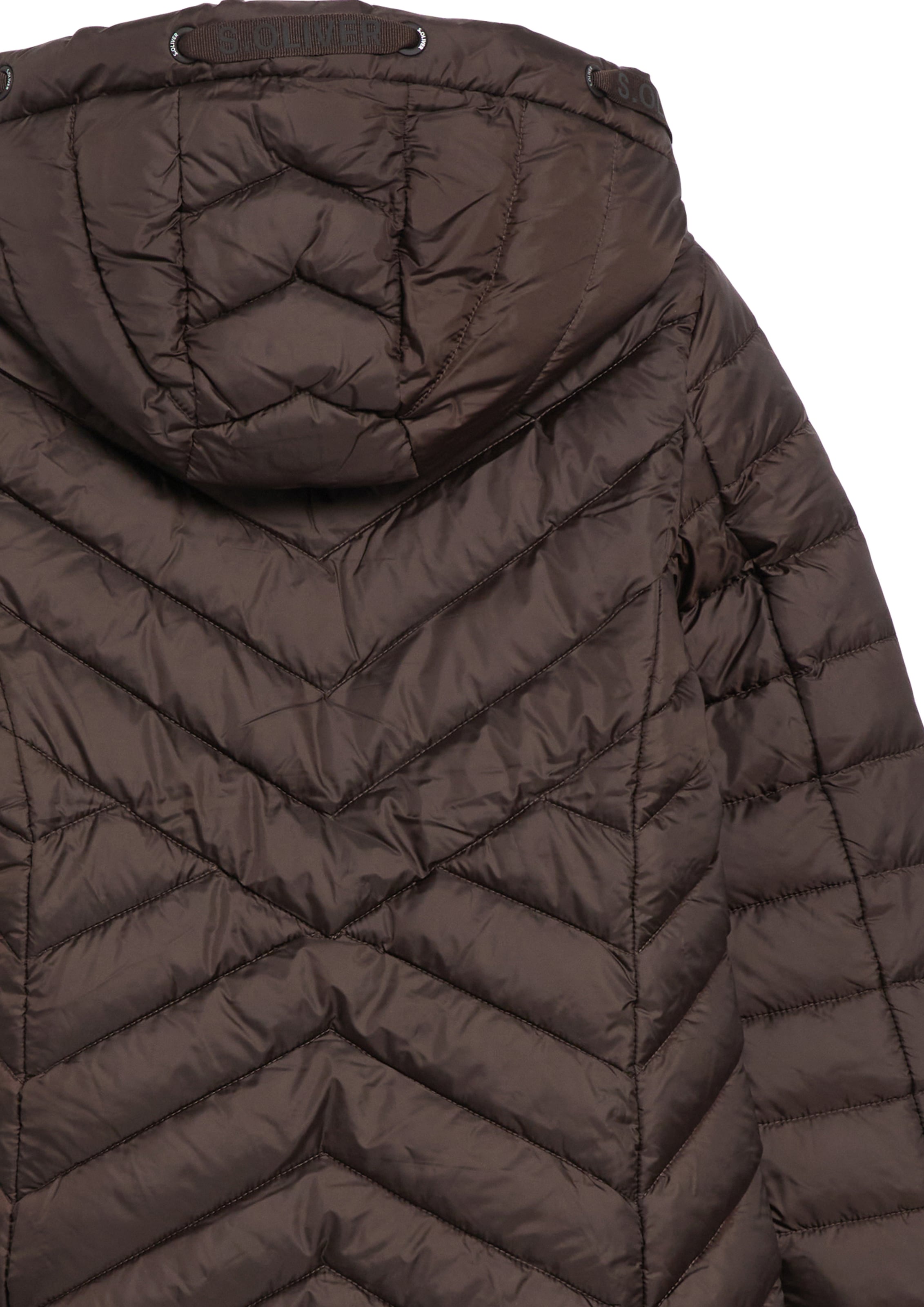 s.Oliver Steppjacke mit Kapuze Seitliche Eingrifftaschen mit Reissverschluss