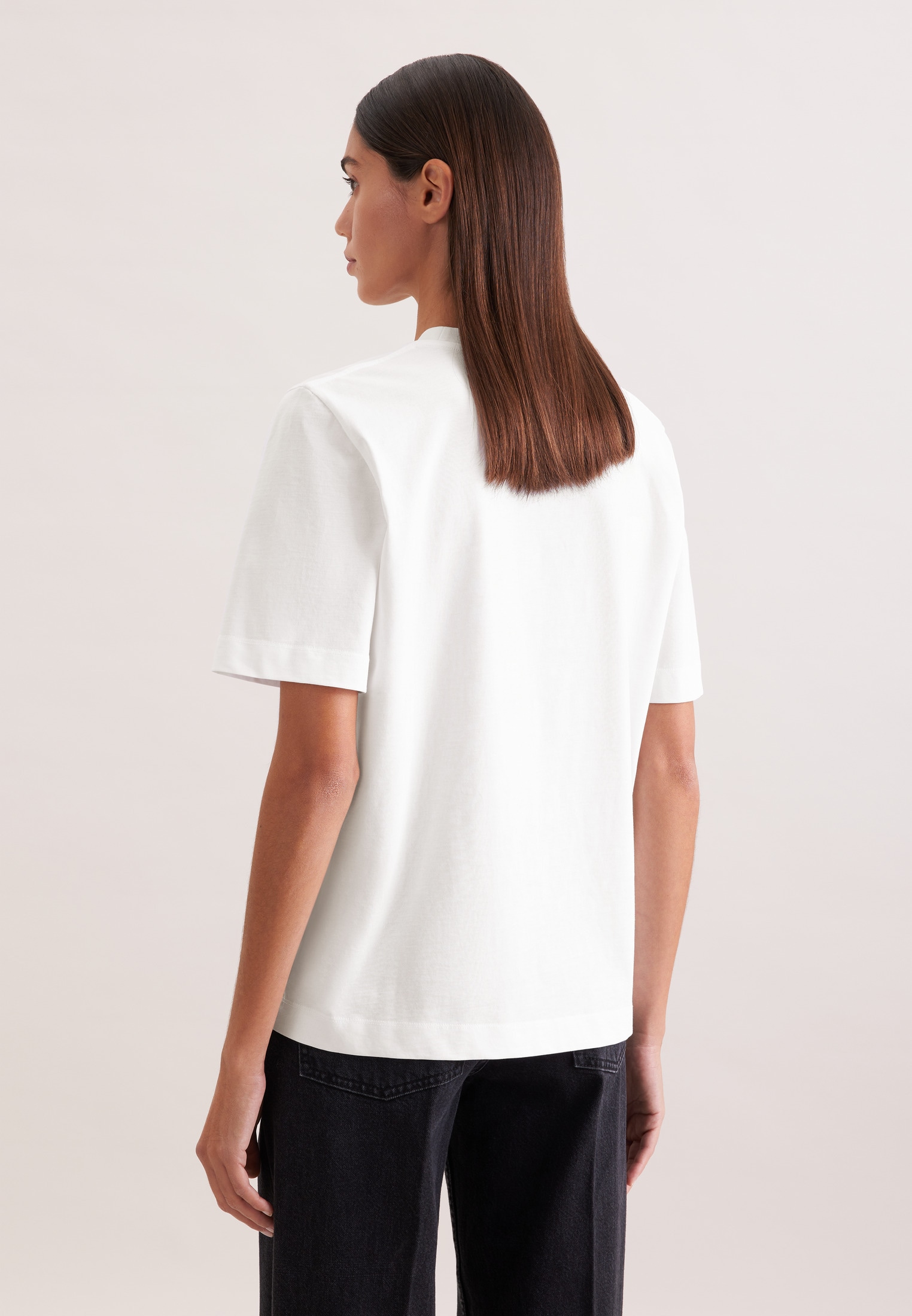 seidensticker T-shirt 1/2 col rond uni