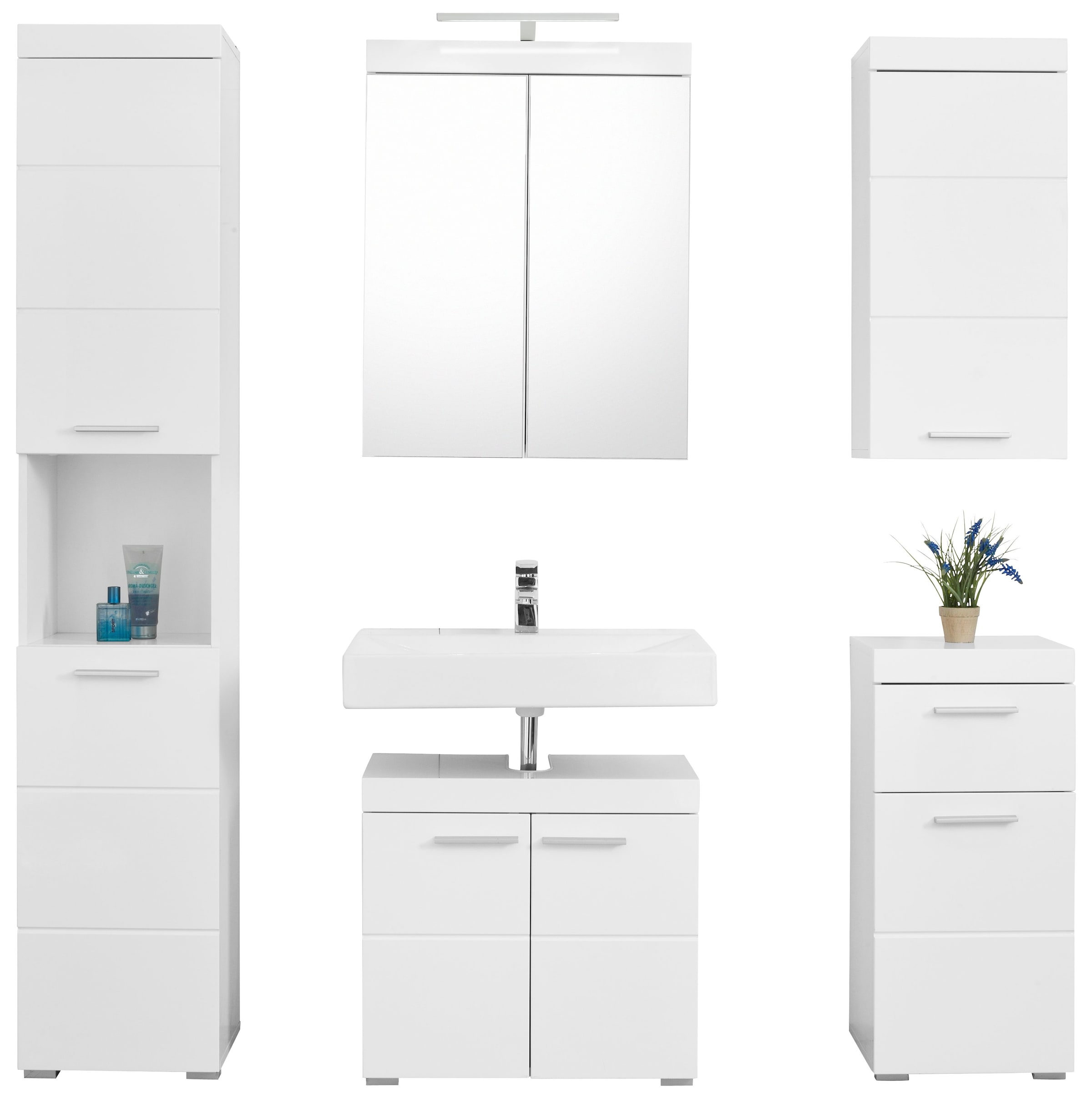 welltime Ensemble de meubles de salle de bain »Avena« Set, 5 cuis tlg.