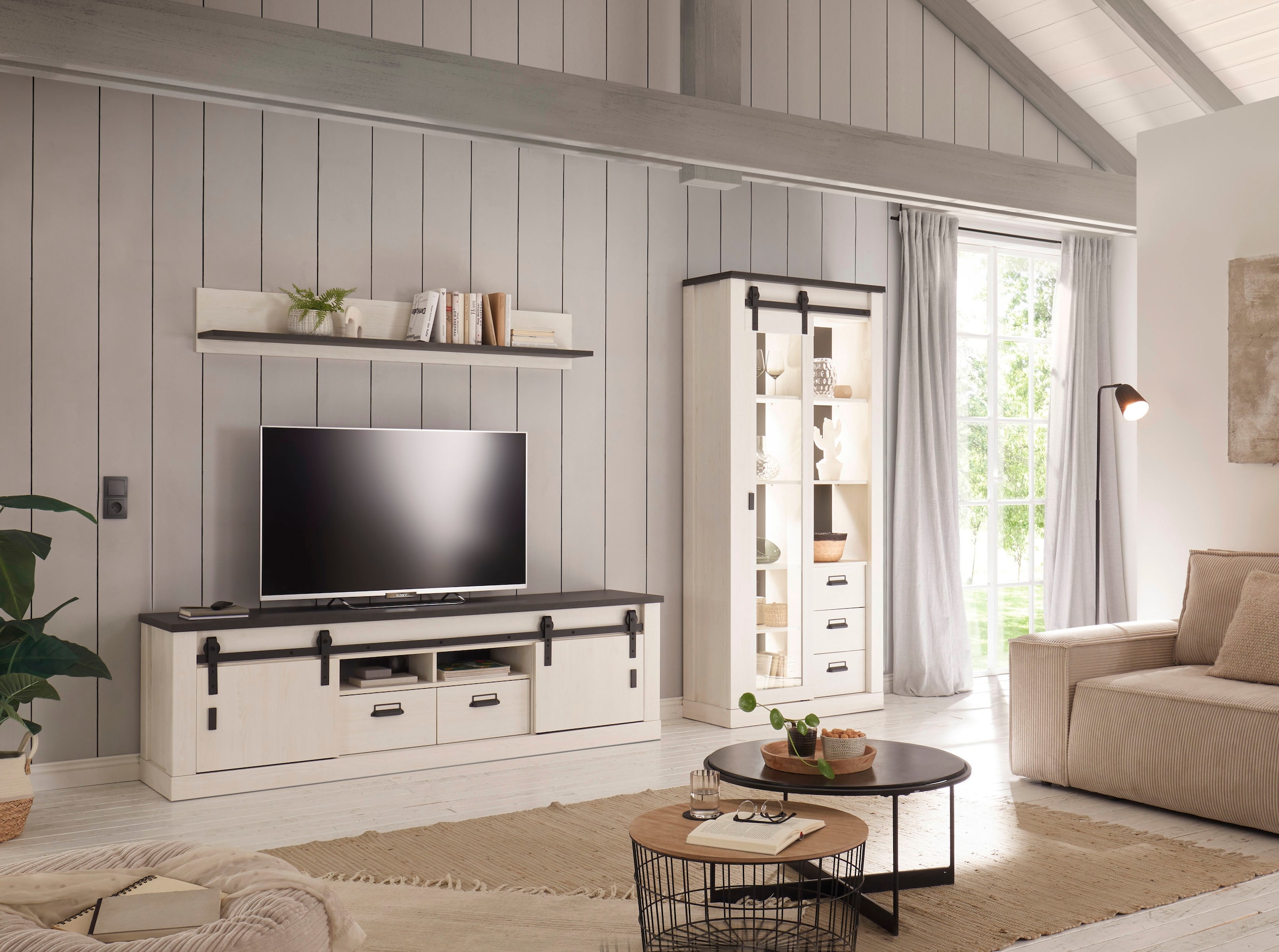 Home affaire Wohnwand »SHERWOOD« 3 Stk. tlg.