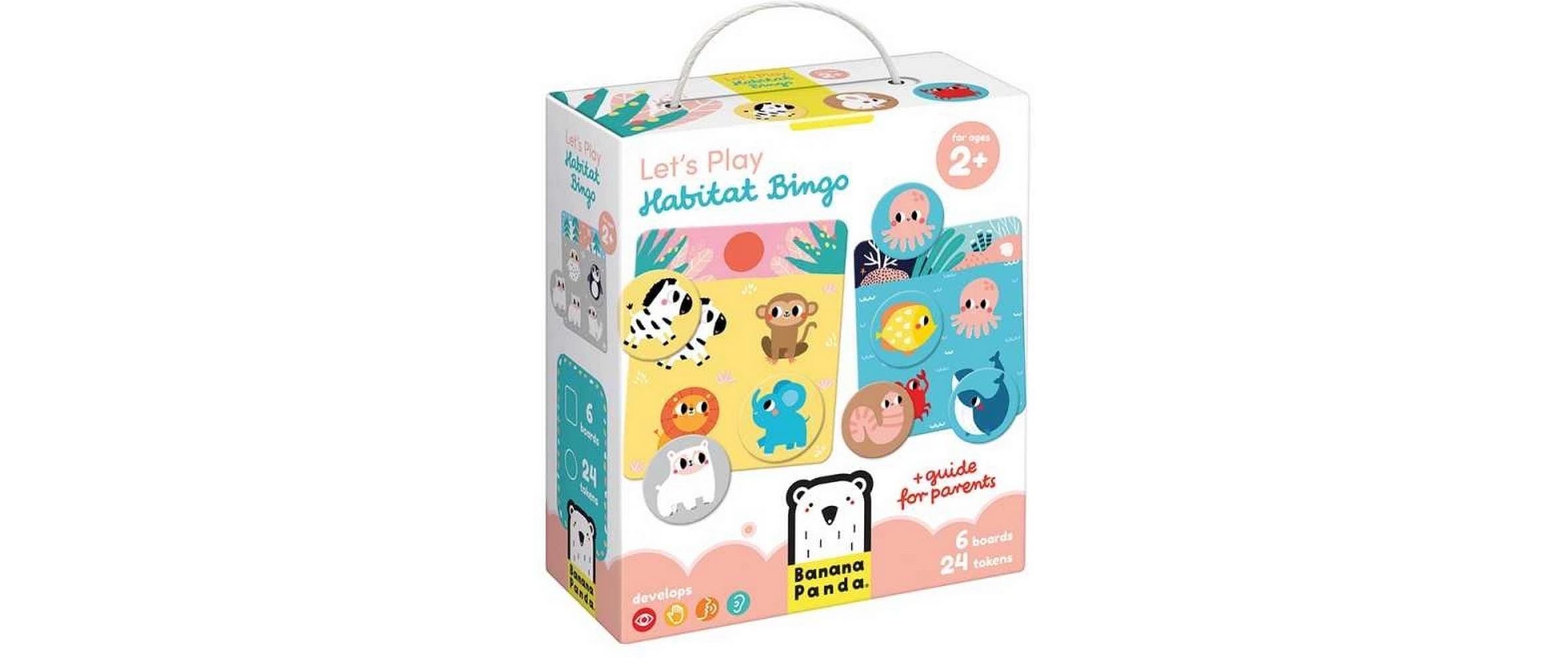   Jouets éducatifs »Banana Panda Kinderspiel Habitat Bingo Pappe«