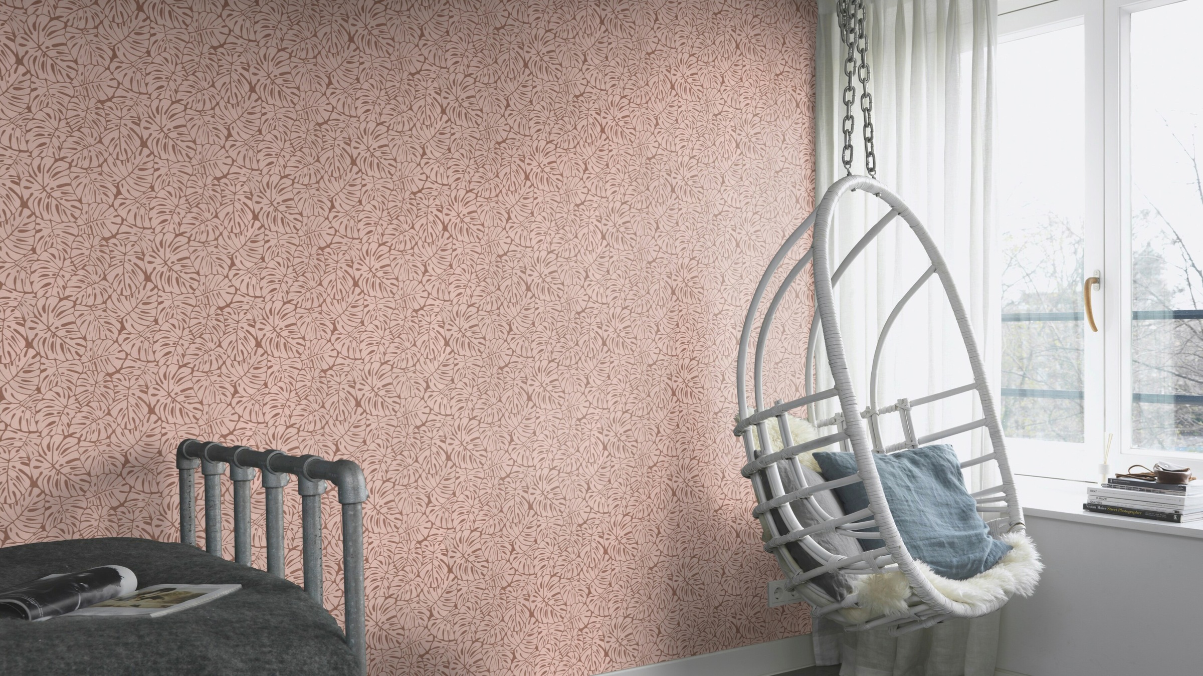 Rasch Vliestapete »#ROCKNROLLE« botanisch | gemustert aufgeschäumt