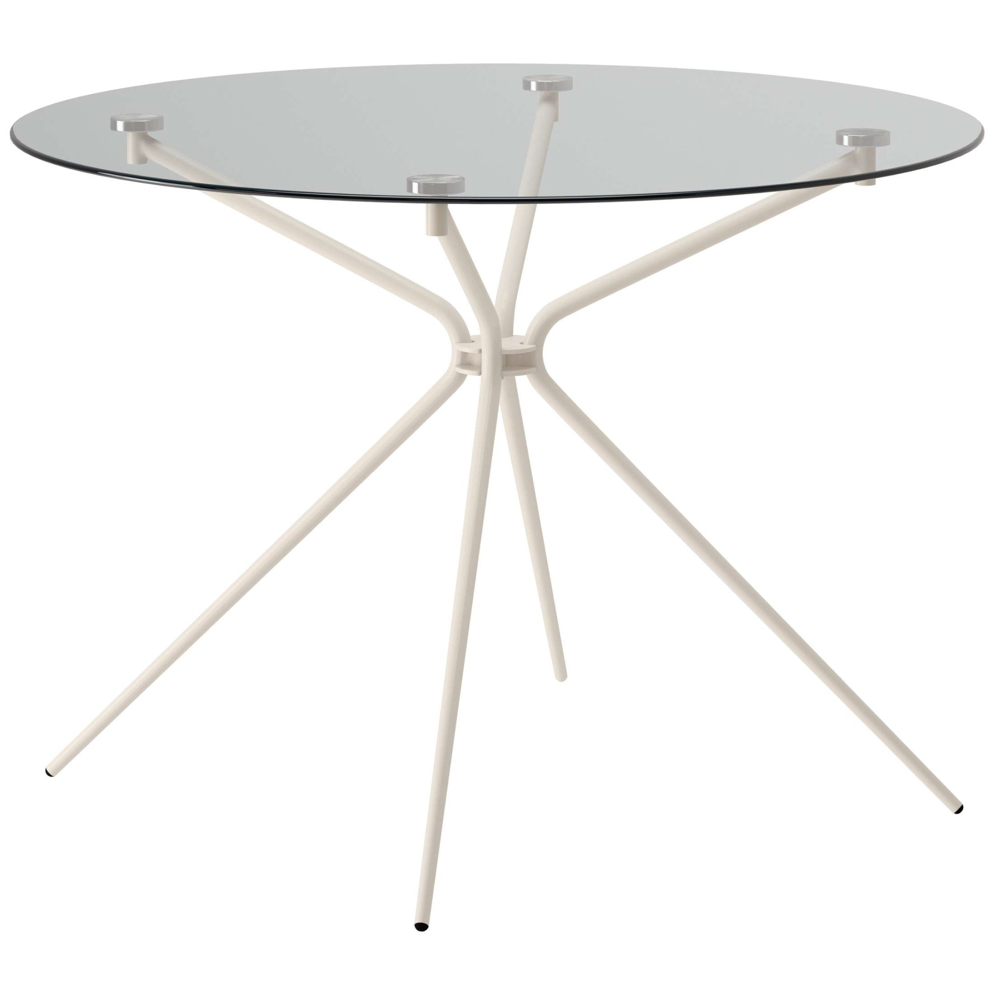GOODproduct Esstisch »Silvi, TOPSELLER!« Esstisch, Glastisch, Küchentisch, OTTOs Choice,  rund, Ø110 cm, Metallgestell