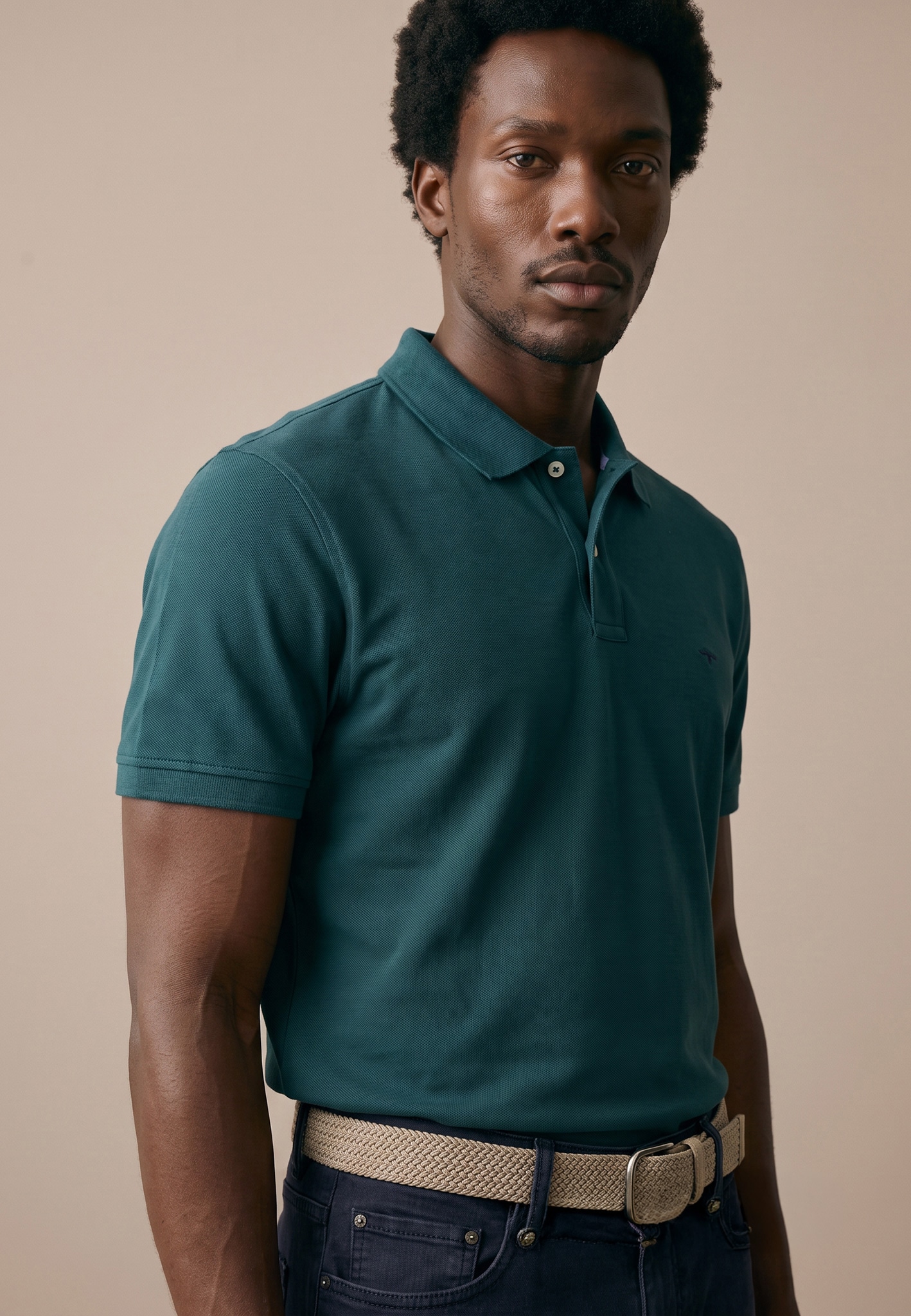FYNCH-HATTON Polo avec broderie du logo
