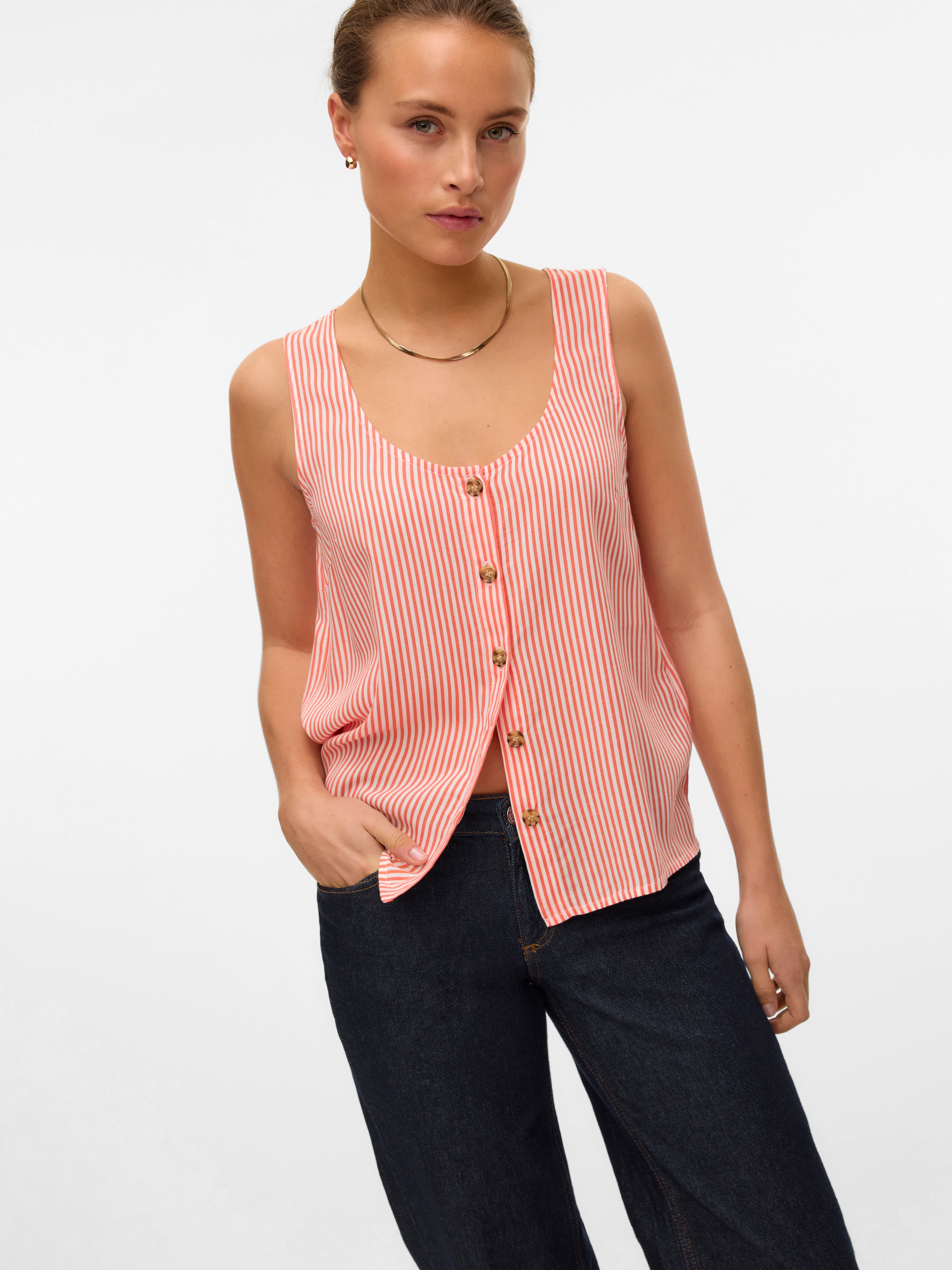 Vero Moda Blusentop »VMBUMPY SL SHIRT WVN GA NOOS«