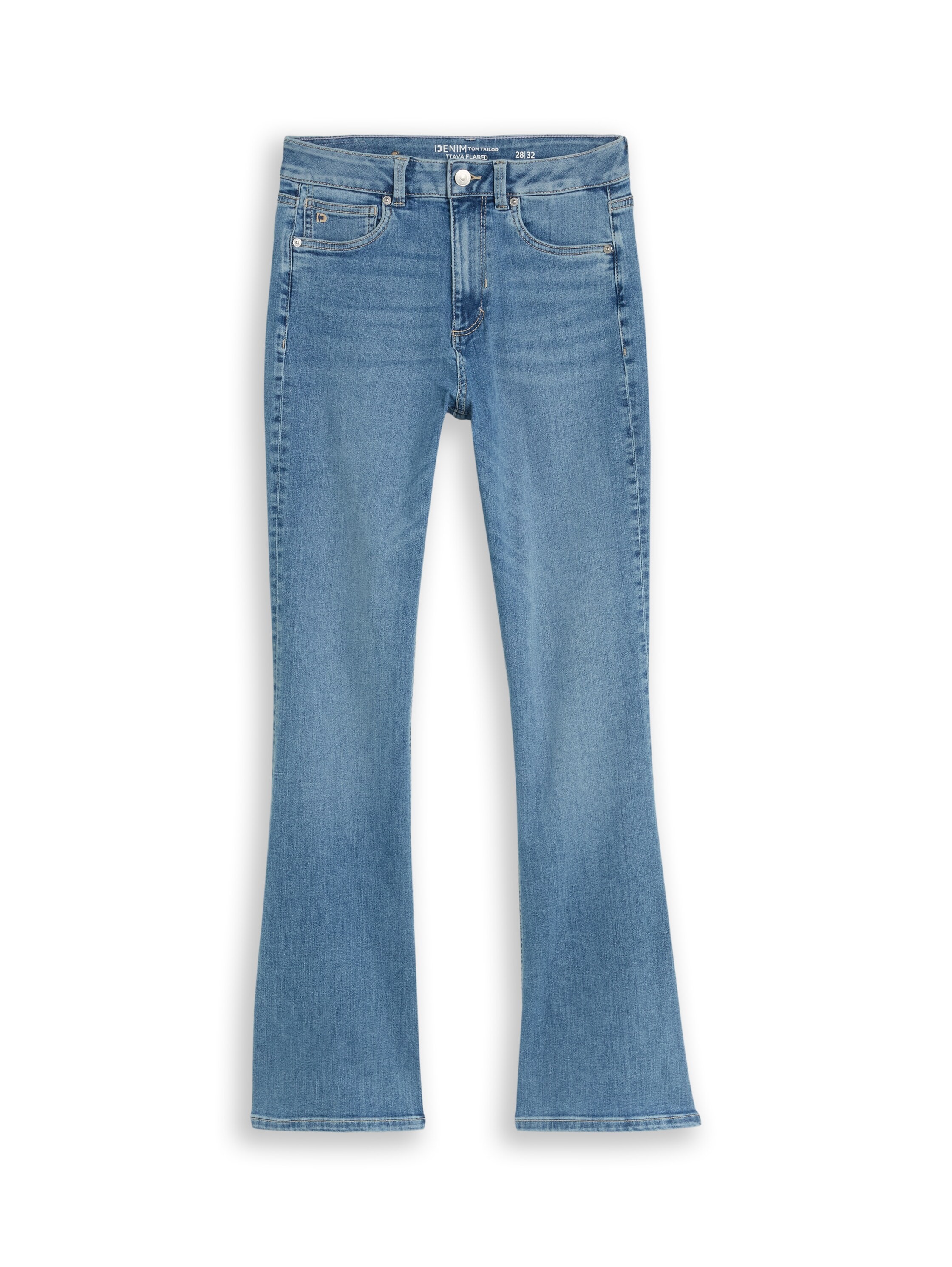 TOM TAILOR Denim Jeans à 5 poches »Style Ava Flared« avec stretch