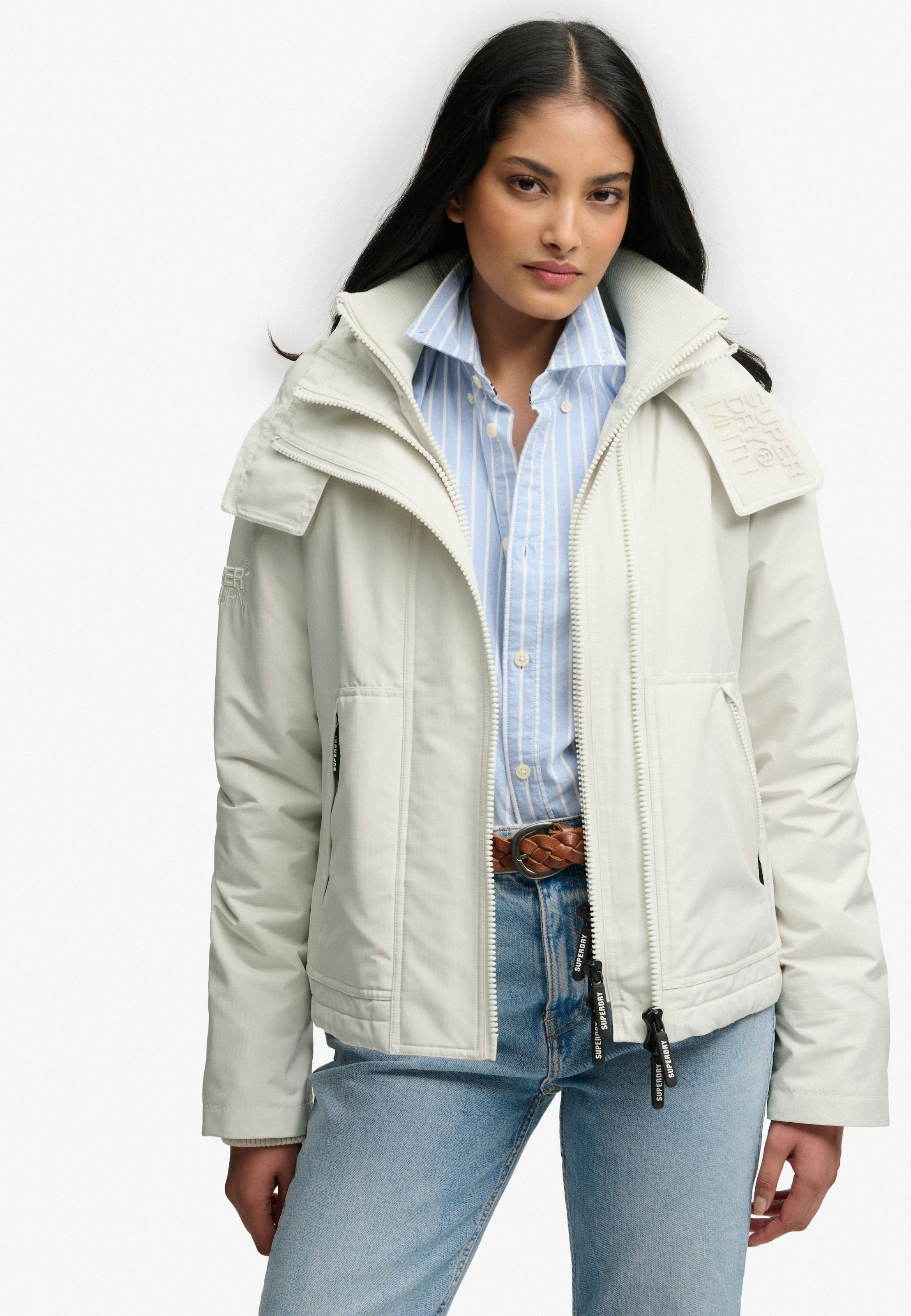 Superdry Veste d'extérieur »HOODED ARCTIC WINDCHEATER« fibre synthétique, coupe régulière