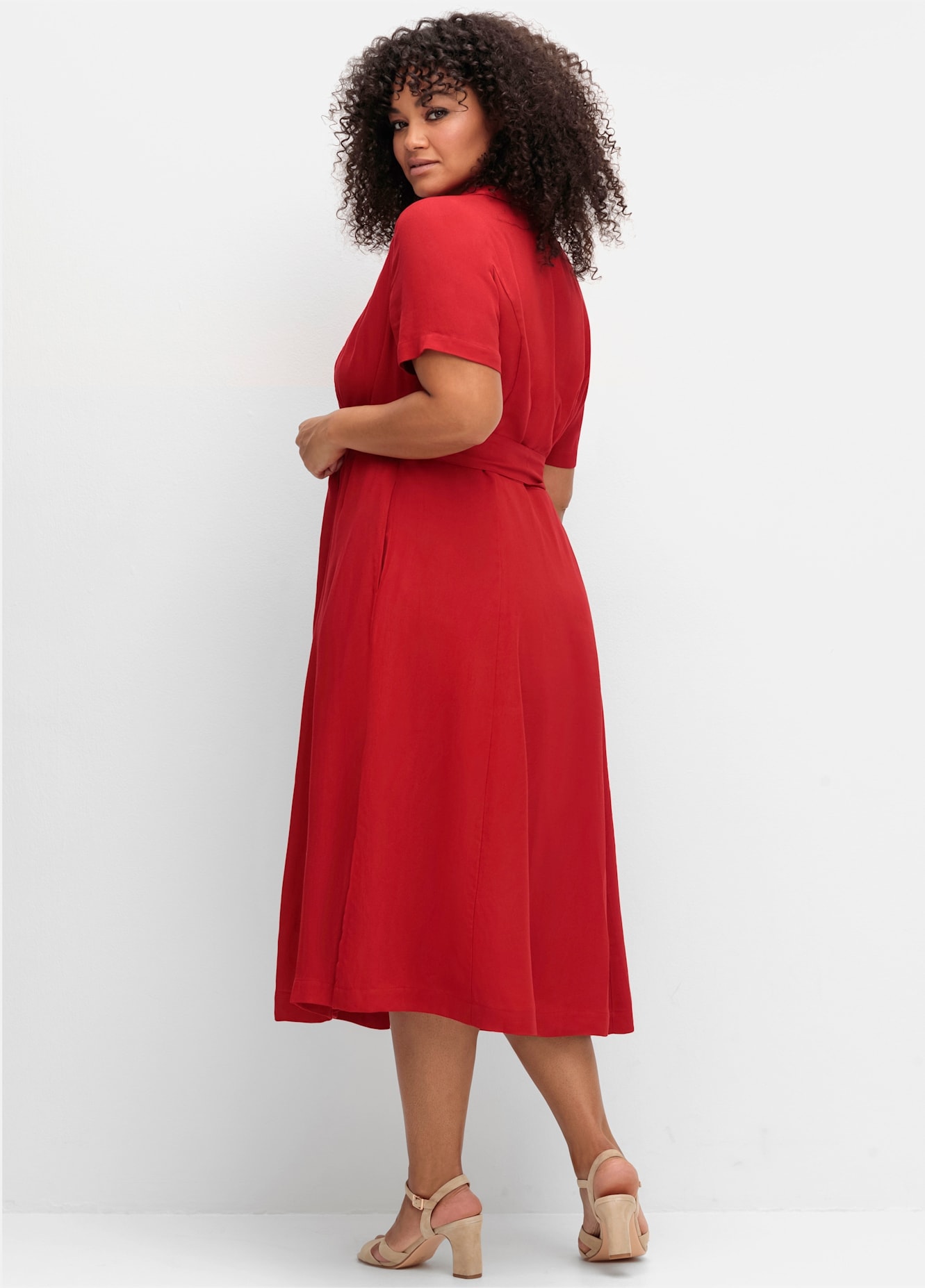 sheego by Joe Browns Druckkleid »Kleid« Eingrifftaschen