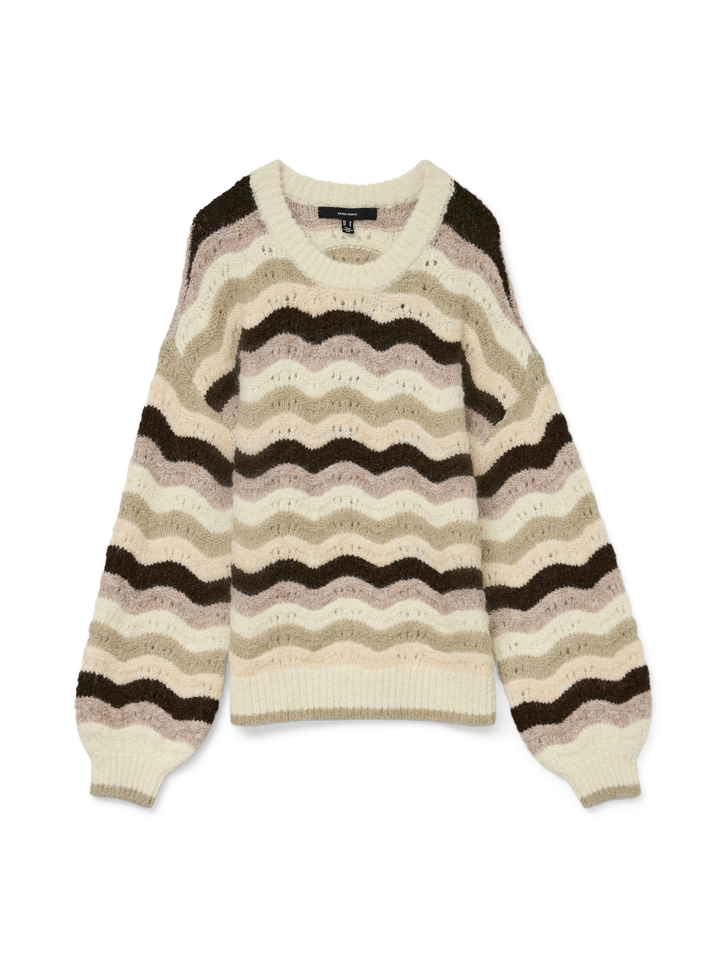 Vero Moda Pull en tricot »VMDOJA LS O-NECK PULLOVER BOO«