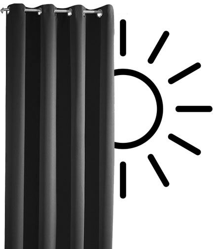Weckbrodt Rideau »Sarin« Oeillets 1 cuis tlg. blickdicht, Thermo, wärme-,kälteisolierend, abdunkelnd, Gardine, Store