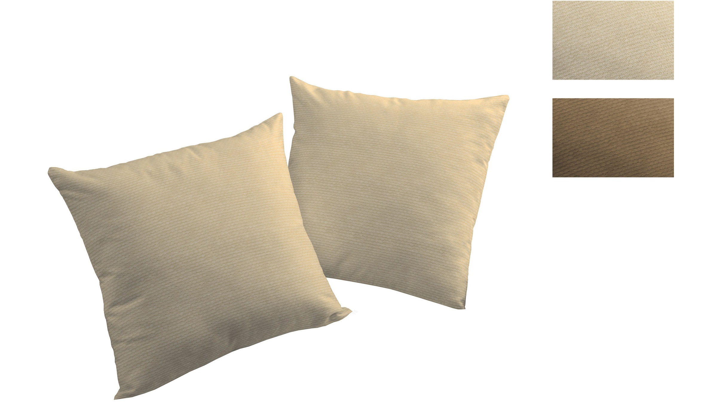 Wirth Coussin décoratif »FIONA« Kissenhülle ohne Füllung, 2 Stück