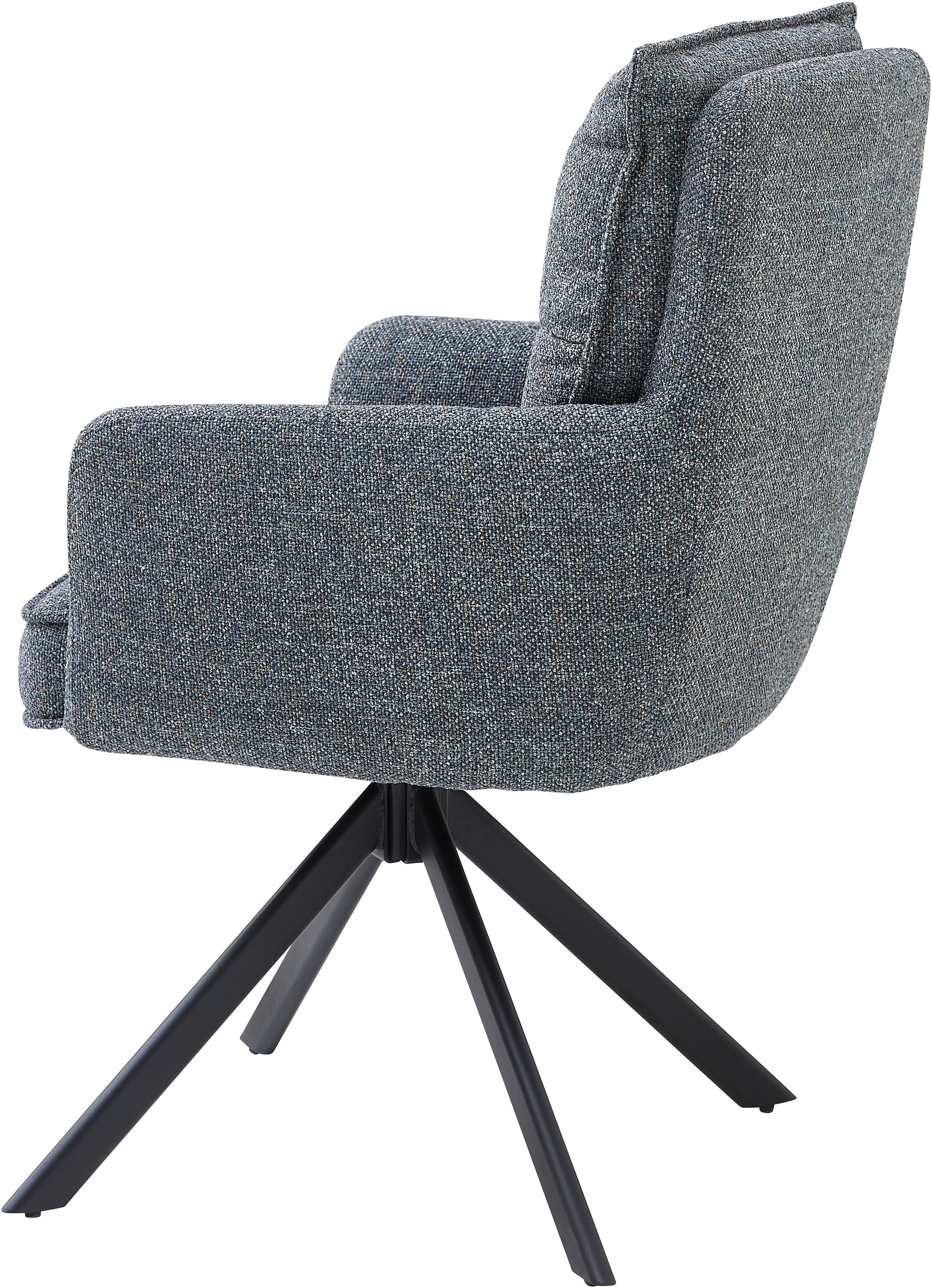 Stolkom Chaise avec accoudoirs »Sofia young« (Set) 2 cuis180 grad drehbar mit Auto-Return, Federkern im Sitz