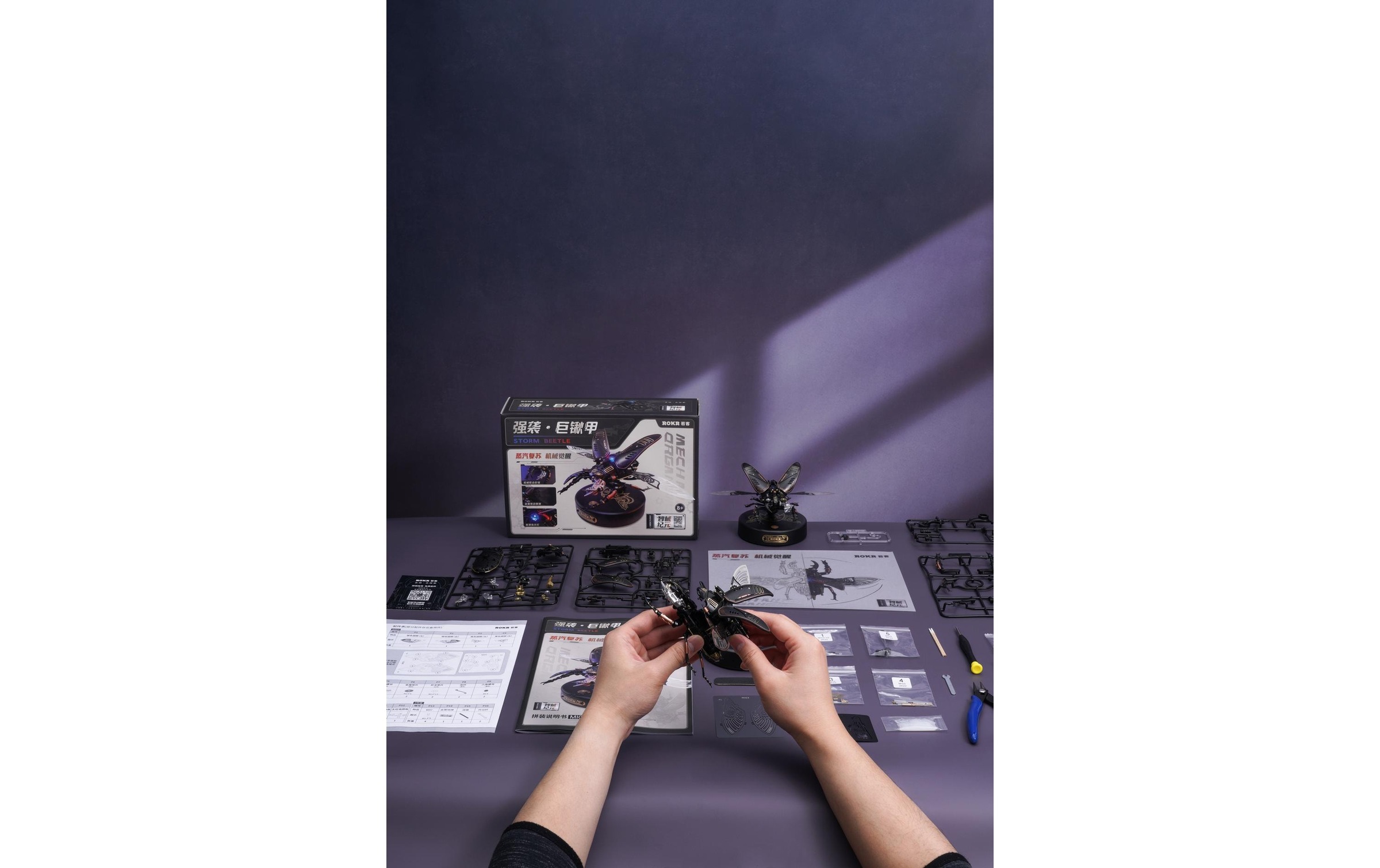   Modellbausatz »RoboTime ROKR Mechanischer Hornvogel« 1:8