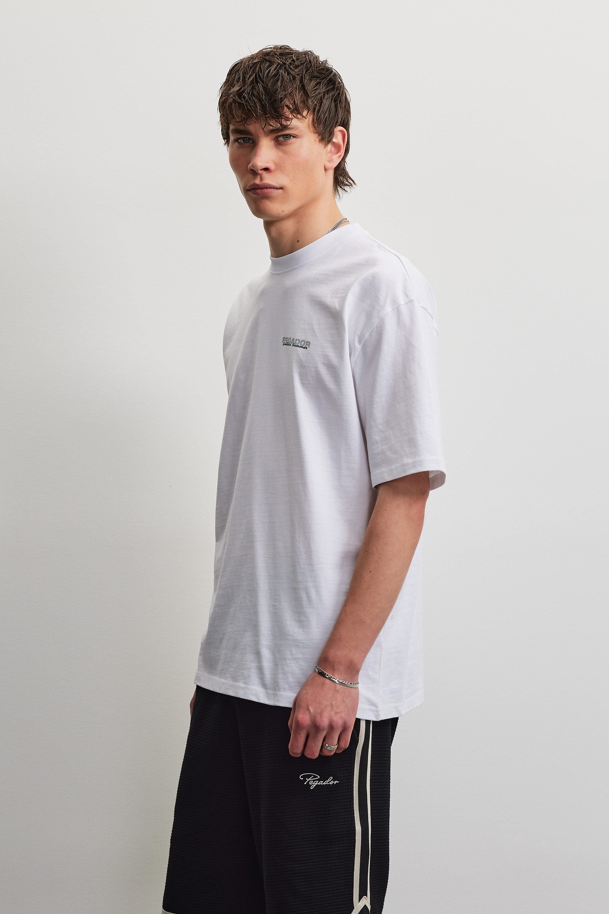 PEGADOR Shirt à col rond »TORRES OVERSIZED TEE«