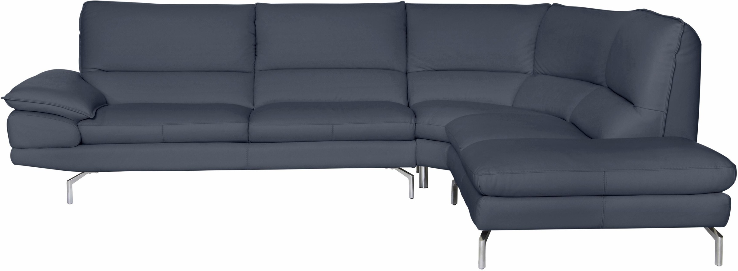 CALIA ITALIA Canapé d'angle »Dave, italienisches Designsofa L-Form, erstklassiger Sitzkomfort« Ottomane wahlweise links oder rechts, in zwei tollen Lederqualitäten