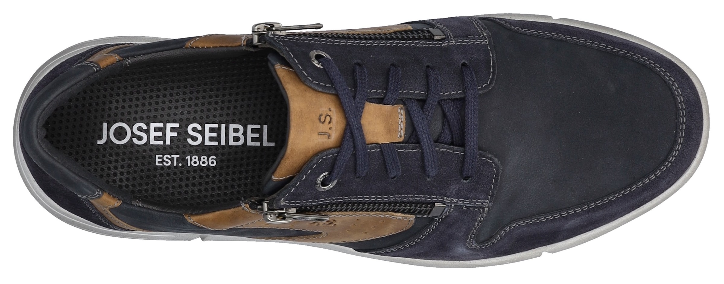Josef Seibel Sneakers »Enrico 20«  , Freizeitschuh, Komfortschuh, Schnürschuh in Weite G (weit)