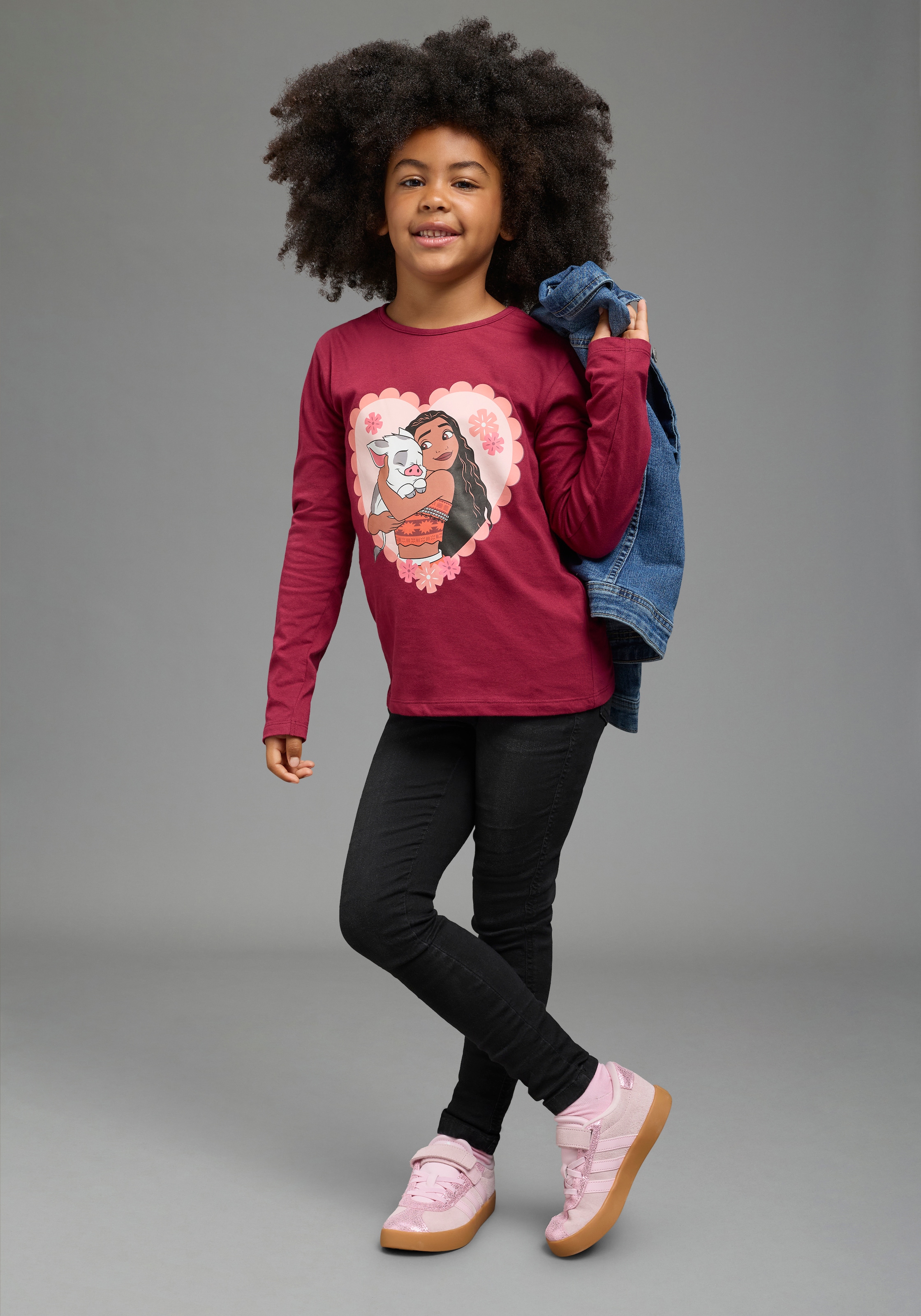 KIDSWORLD T-shirt à manches longues »VIANA Shirt, Disney« T-shirt Disney, manches longues, coupe basique à la hauteur des hanches, aspect imprimé