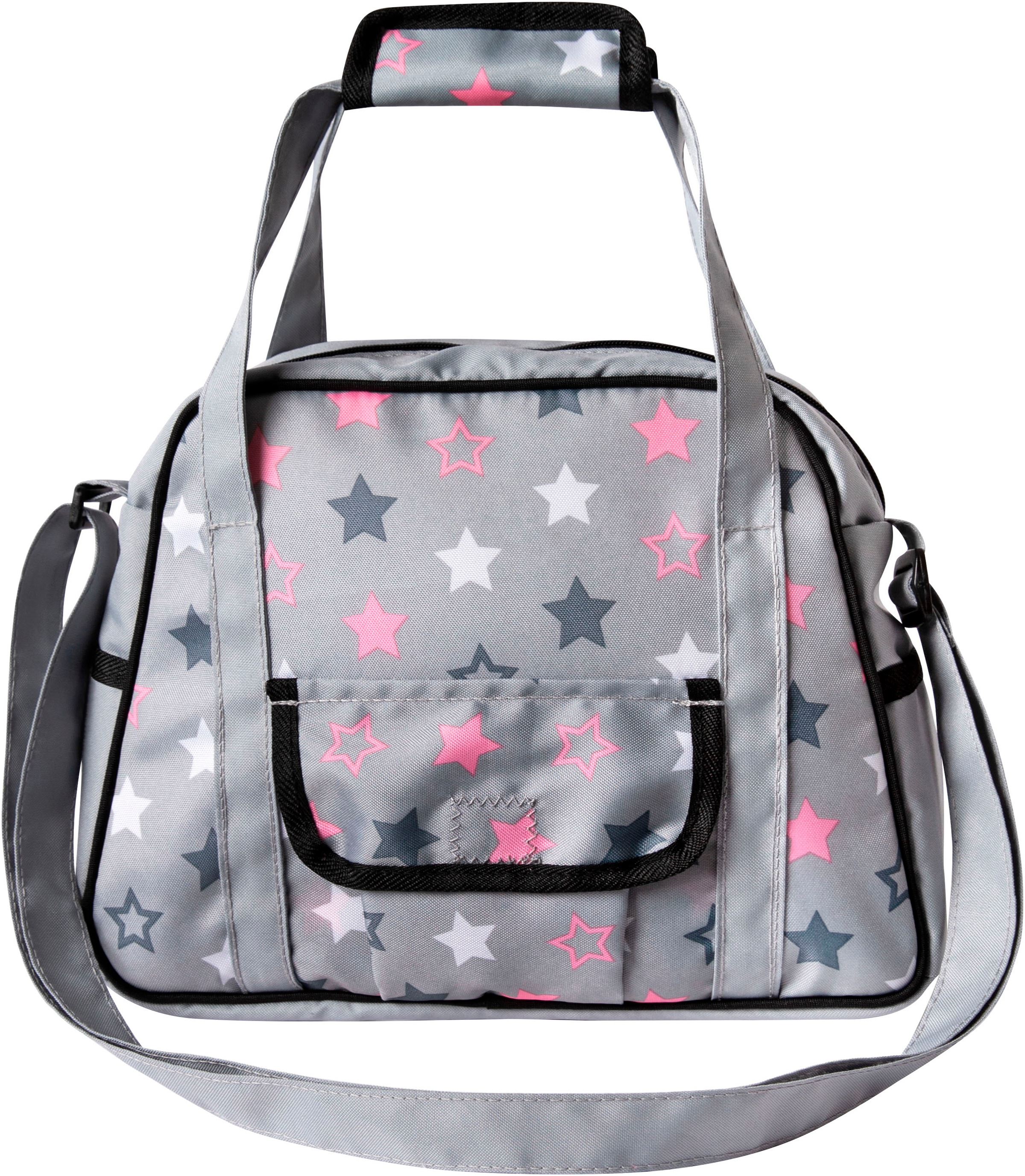 Bayer Sac à langer de poupée »grau Sterne«