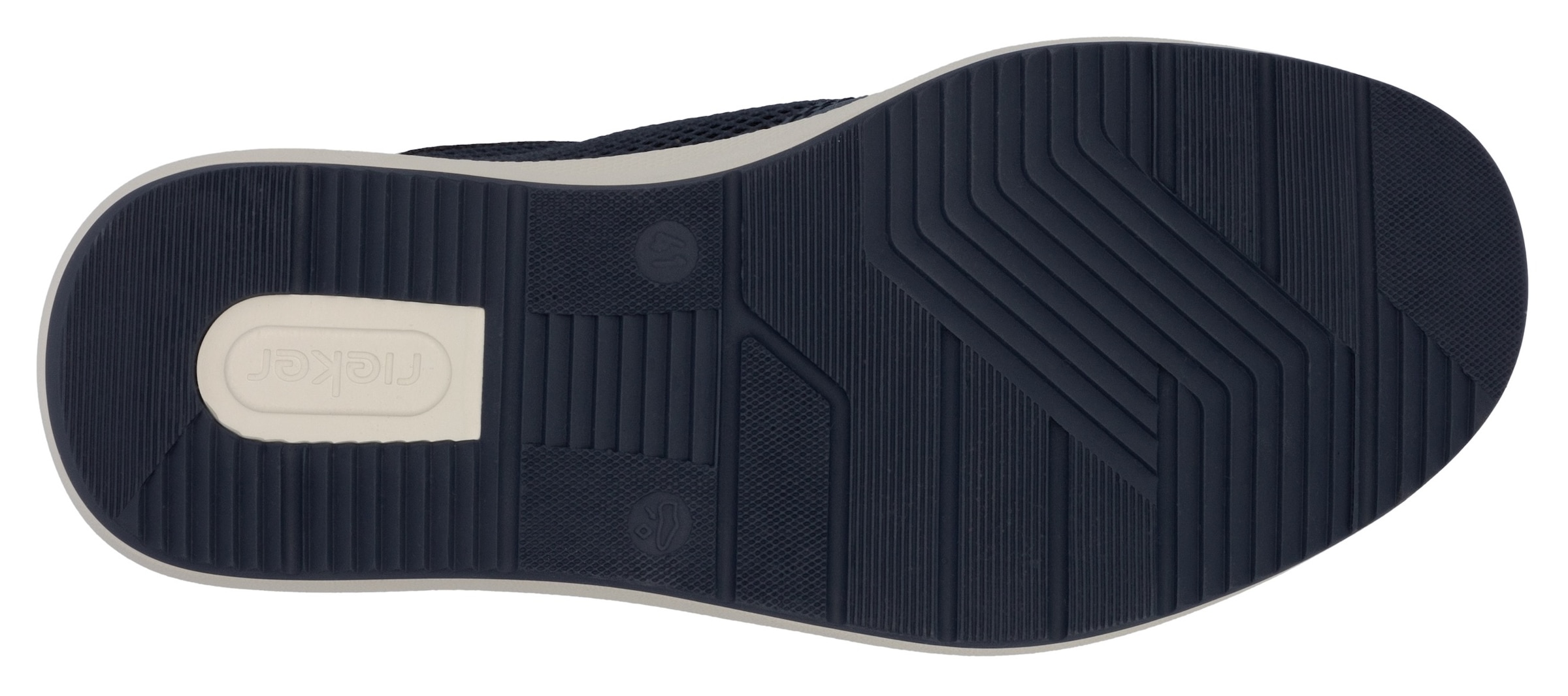 Rieker Sneakers  , chaussure basse, chaussure de loisir, chaussure à lacets avec fermeture éclair latérale