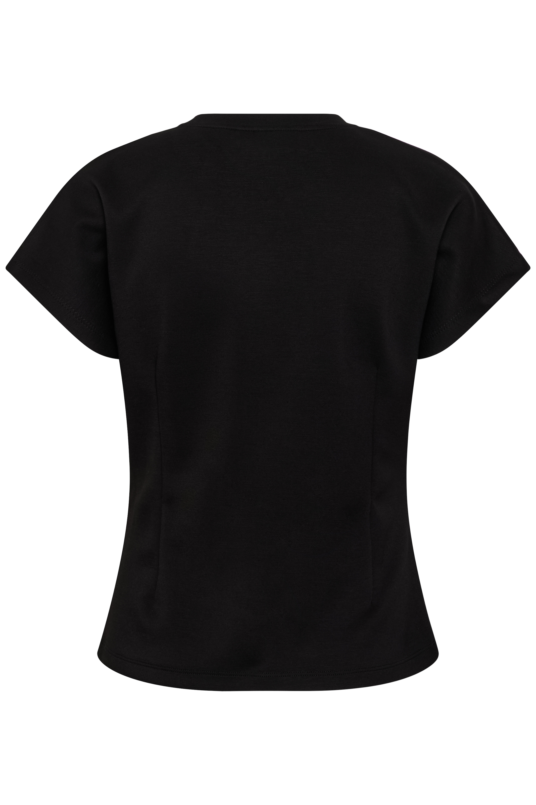 Saint Tropez Blouse à manches courtes »TheoSZ Blouse« Mélange de matières, coupe ajustée