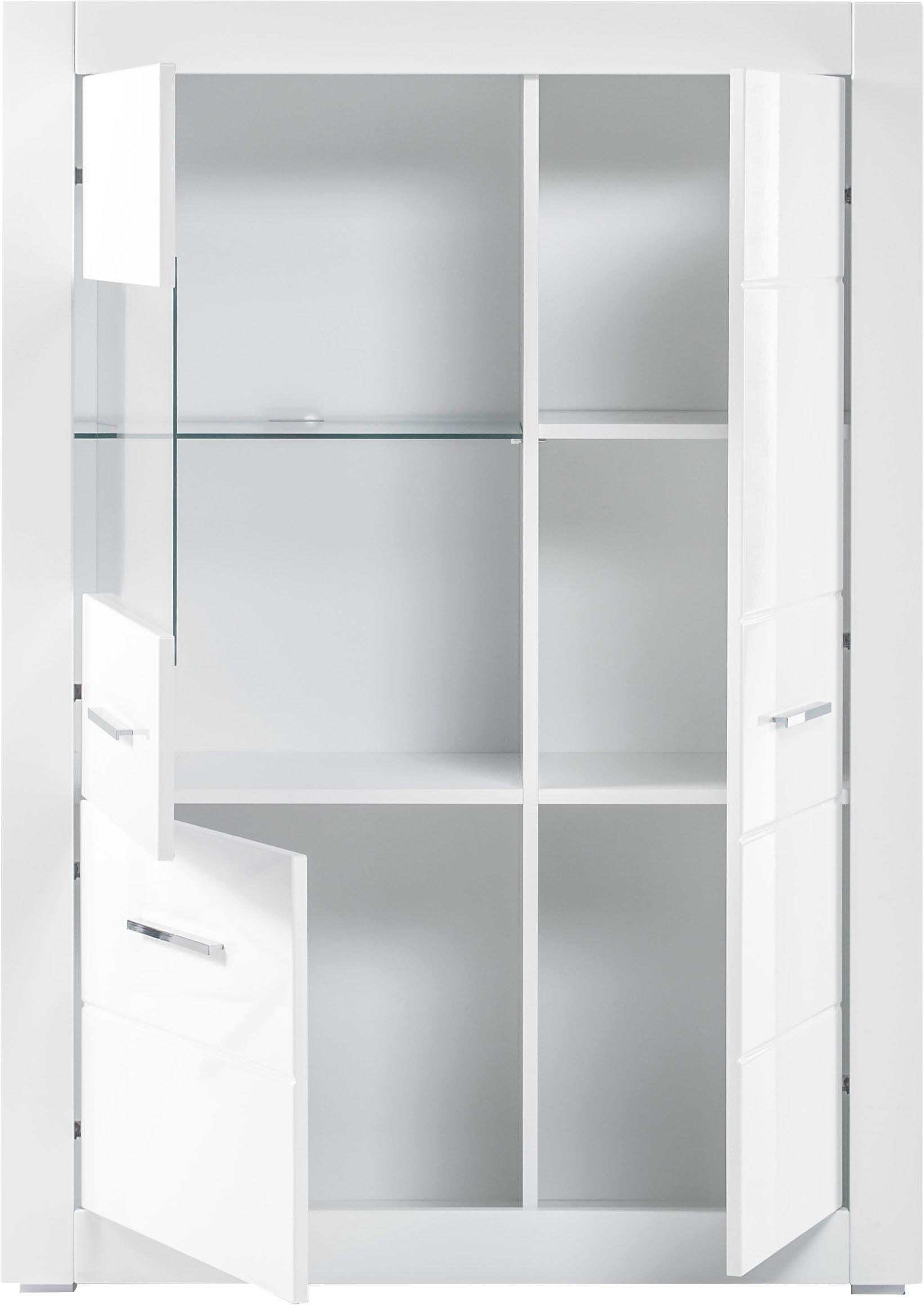 Home affaire Vitrine »BIANCO« Höhe 142 cm