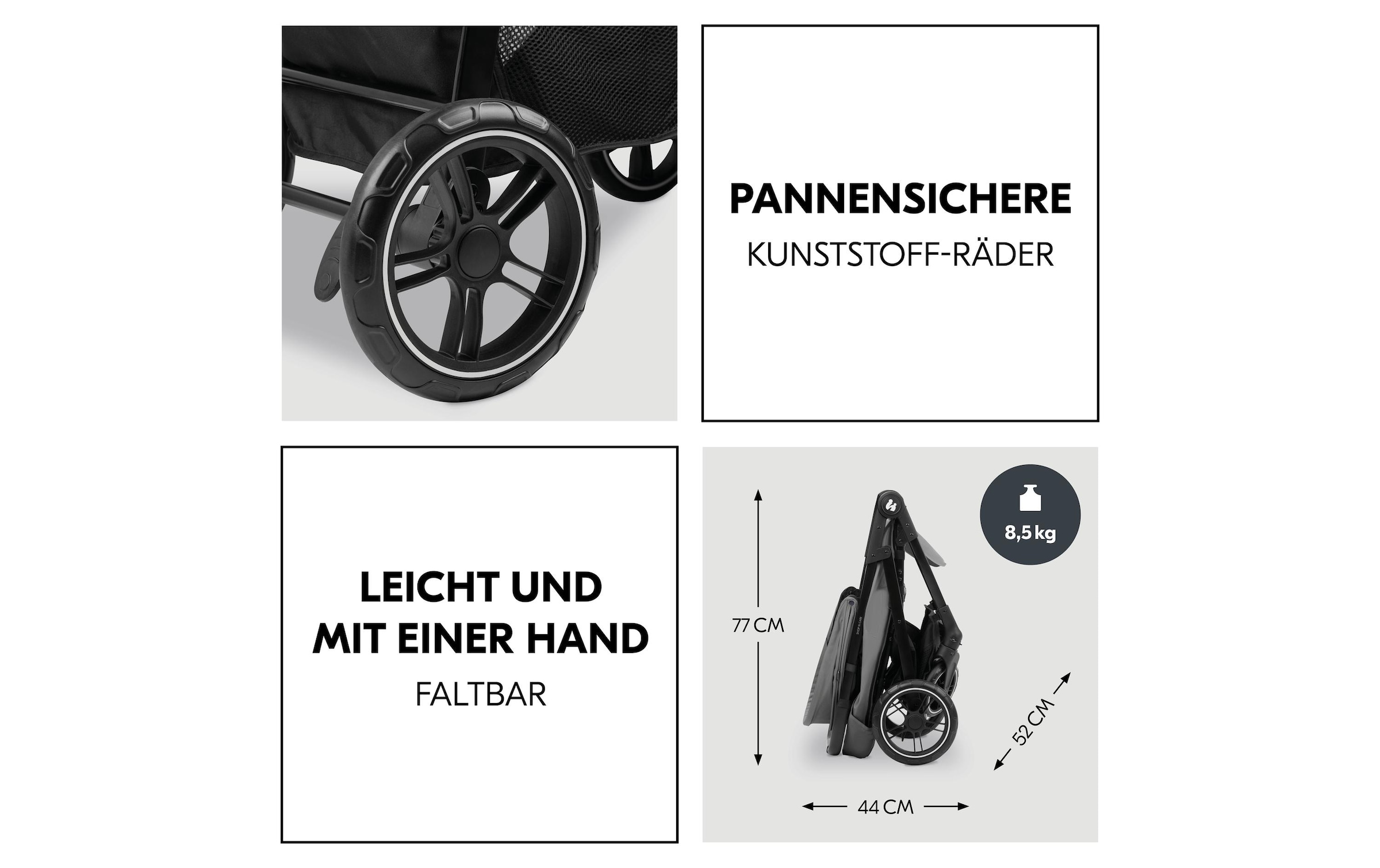 Hauck Kombi-Kinderwagen »Shop N Care Trio Set« 22 kg