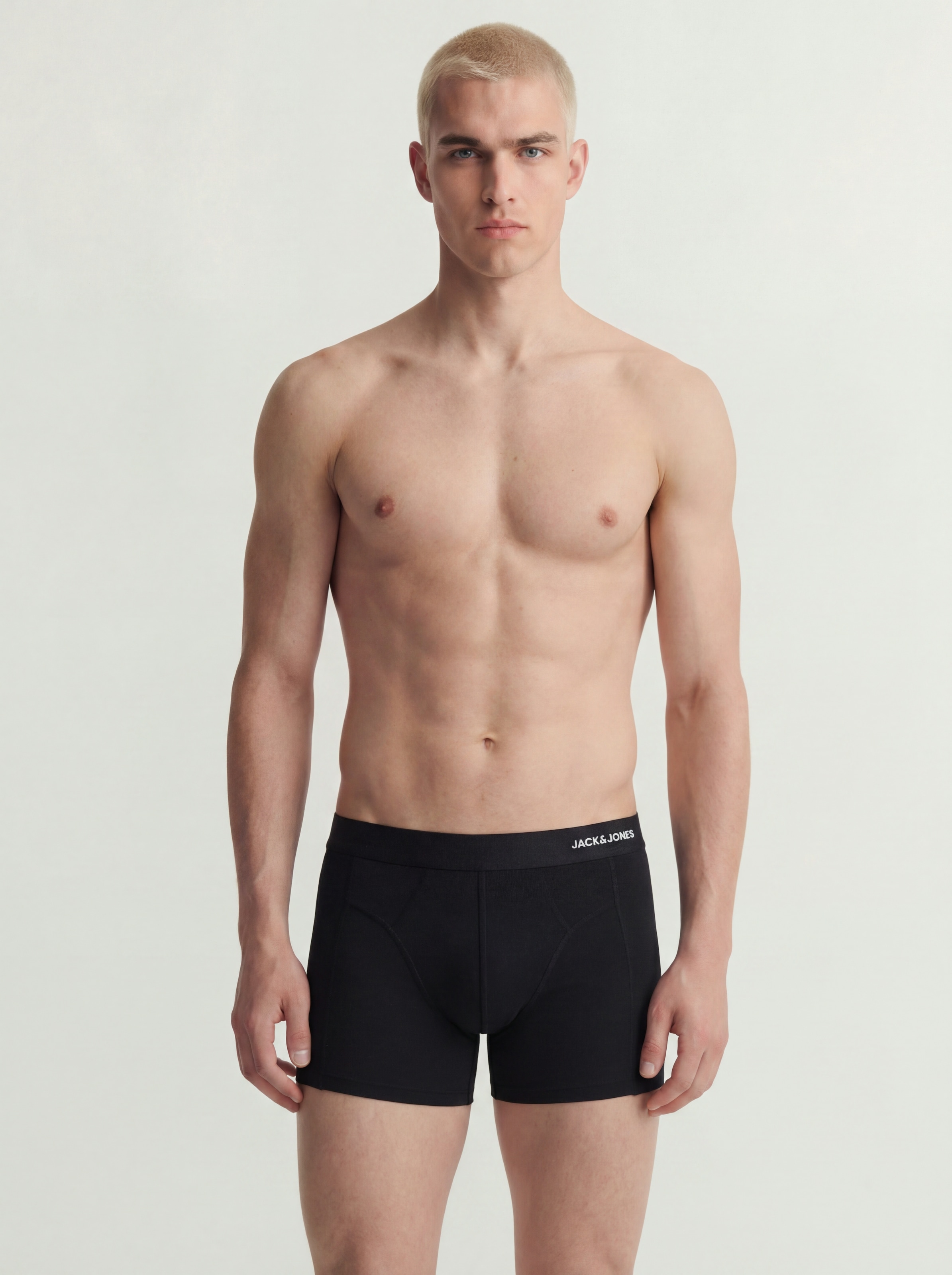 Jack & Jones Tronc »JACCOMO SOLID BAMBOO TRUNKS 3 PACK SN« Paquet, 3 cuis mélange de viscose, taille élastique