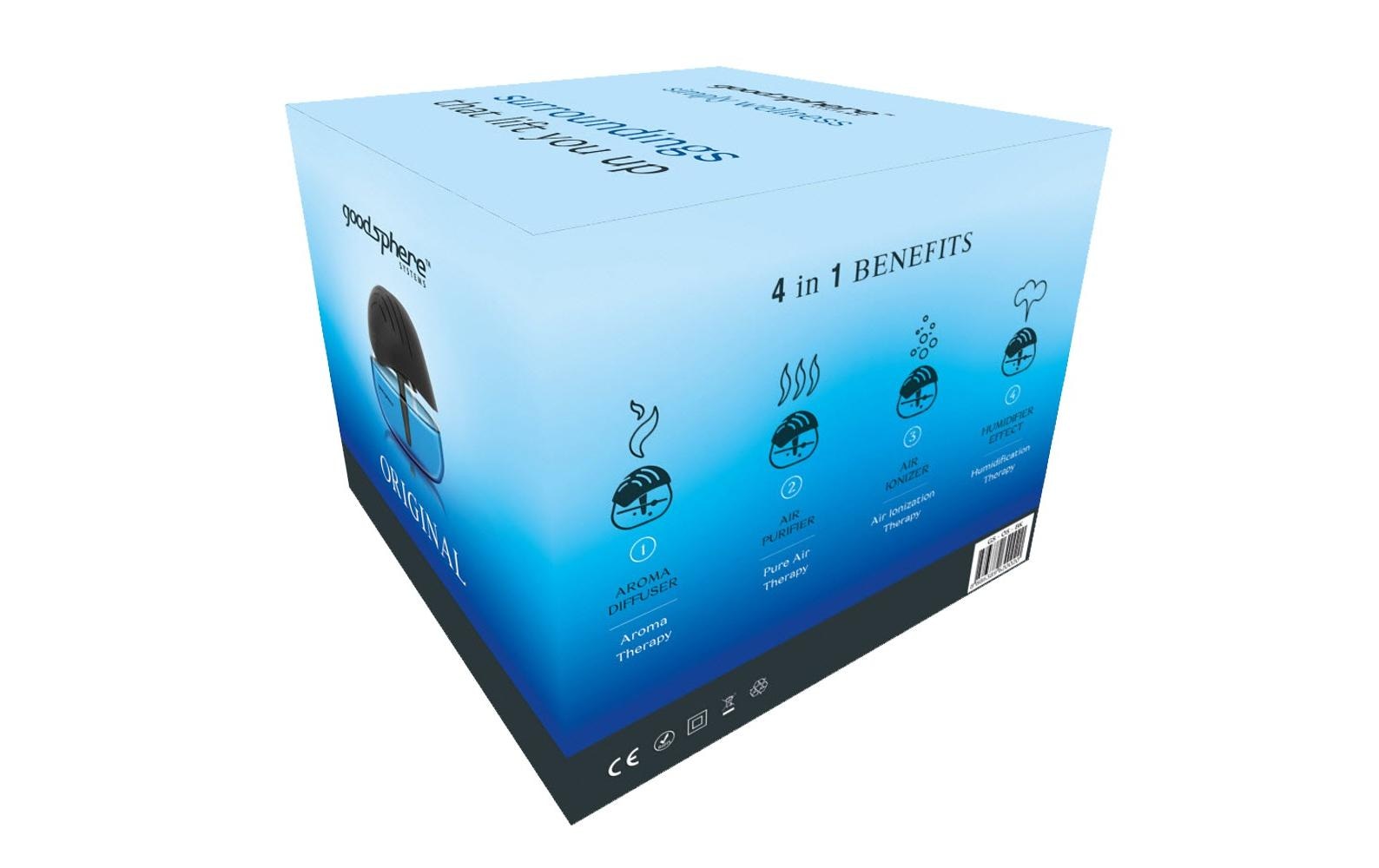   Diffuser »Goodsphere Original Black« 2 l Wassertank Leistung: 13W