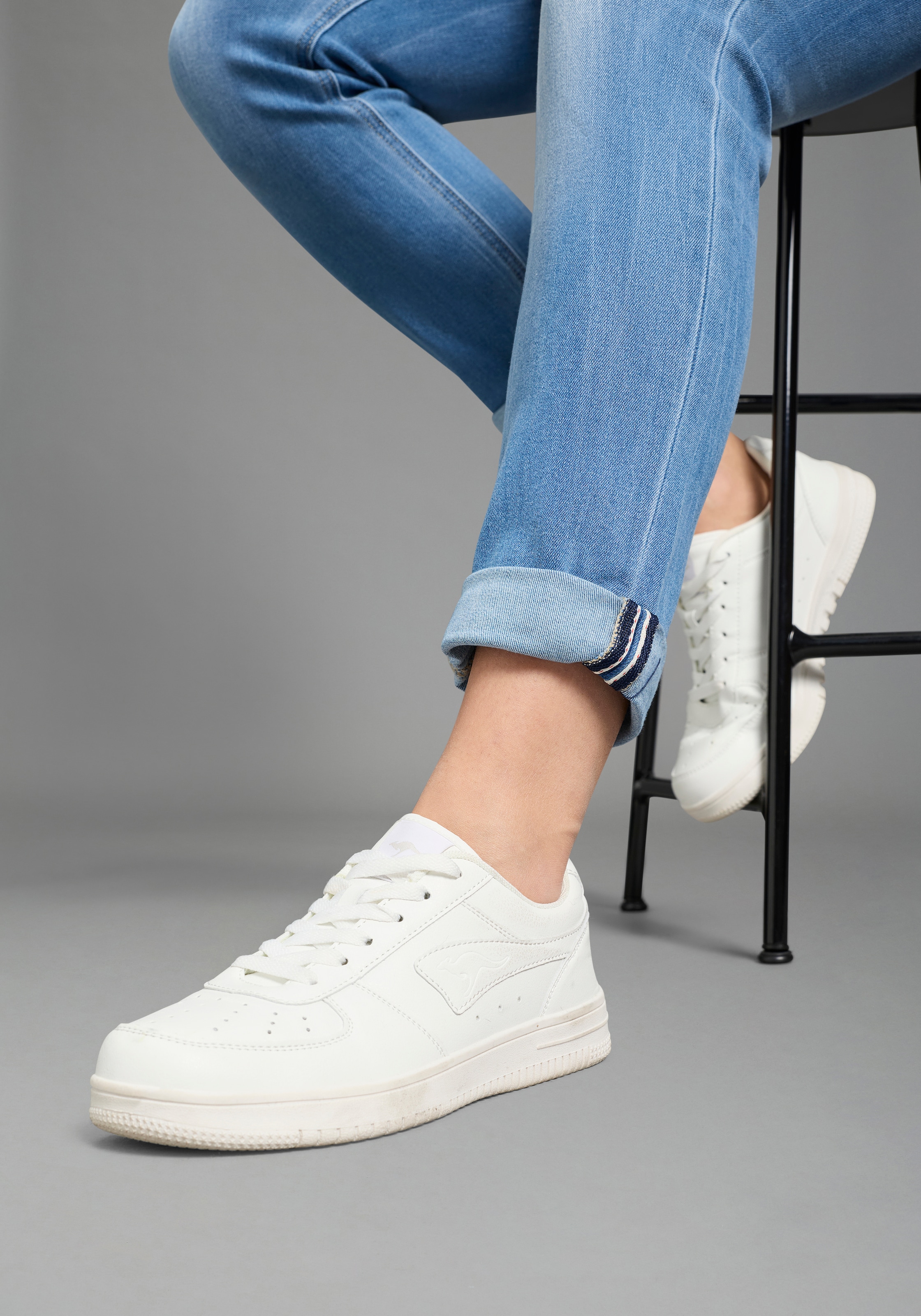 KangaROOS Relax-fit-Jeans »RELAX-FIT HIGH WAIST« knöchelfreie Schnittform,  krempelbare Beinabschlüsse