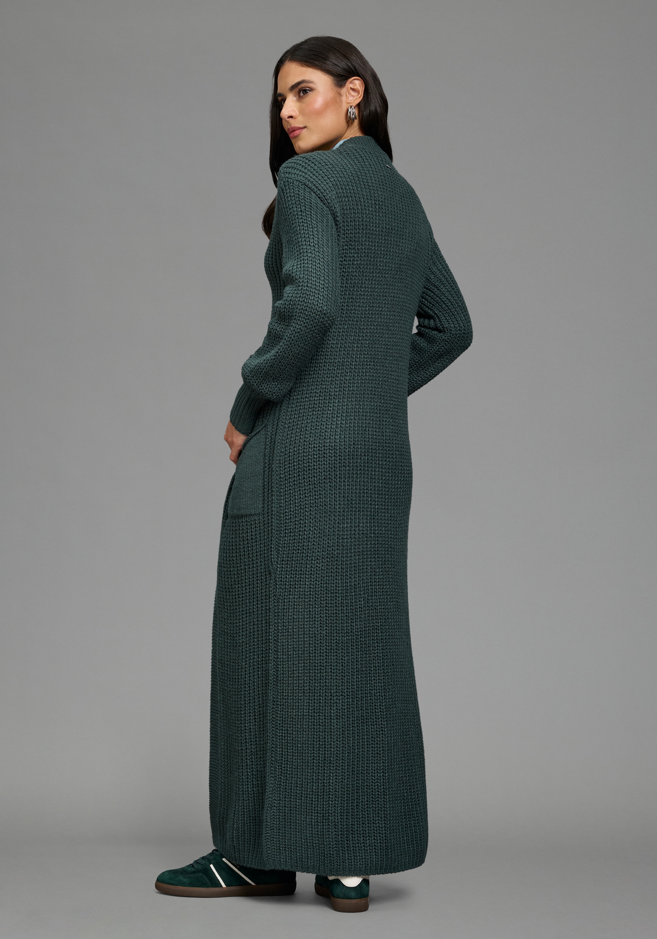 Laura Scott Longstrickjacke aus kuscheligem Grobstrick