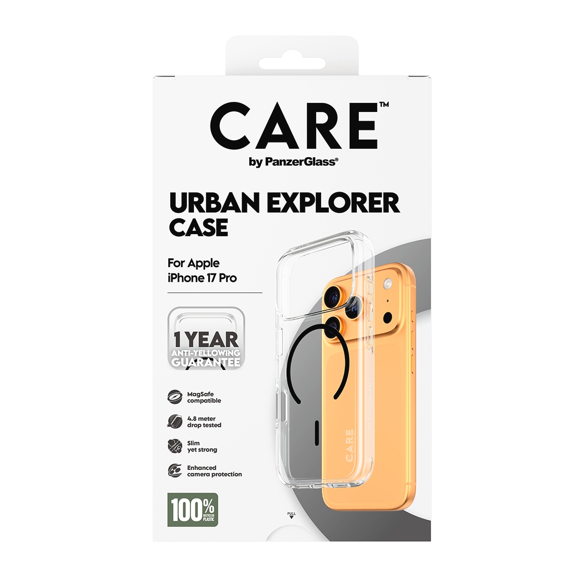 CARE by PanzerGlass Housse pour téléphone portable »Urban Explorer Case für Apple iPhone 17 Pro« Backcover, Schutzhülle, Handyschutzhülle, Case, Schutzcase, stossfest