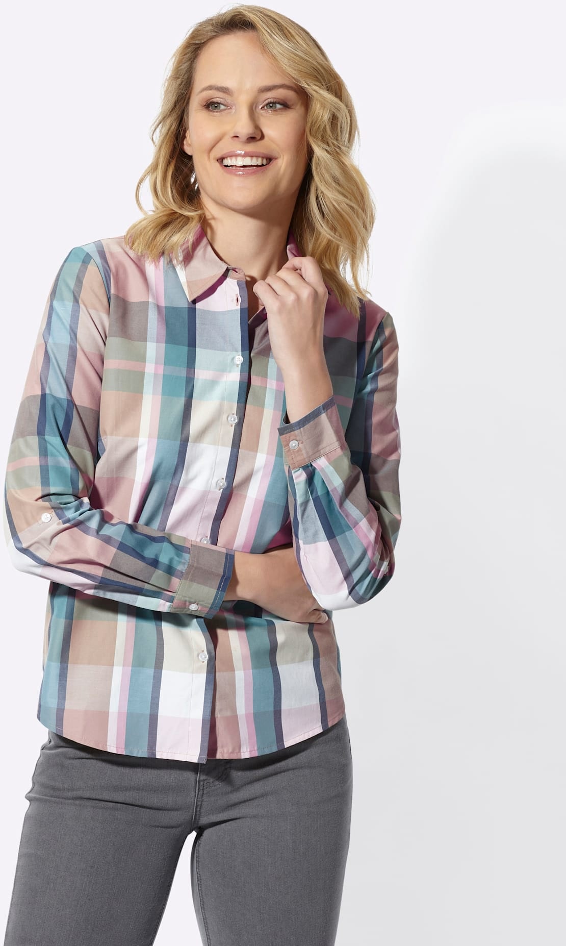 Classic Basics Blouse à carreaux