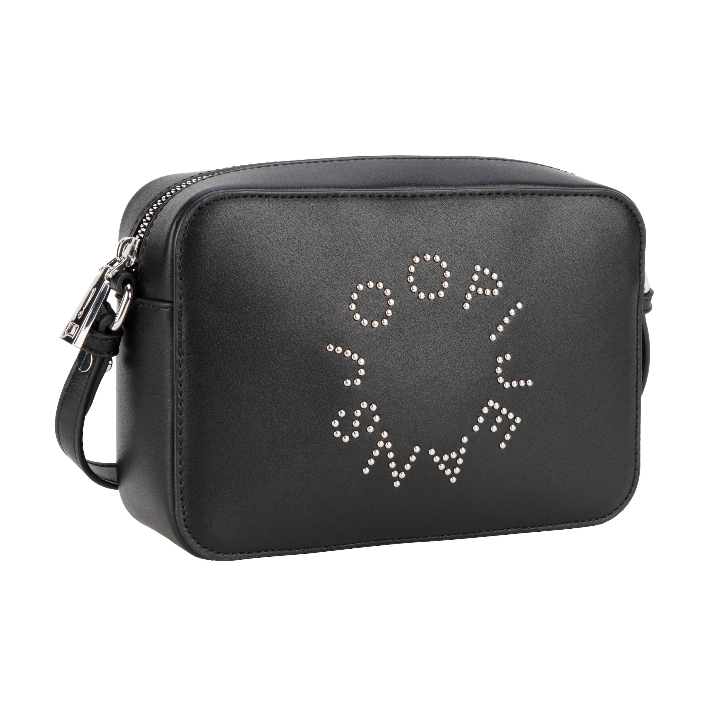 Joop Jeans Schultertasche »giro borchia cloe shoulderbag shz« Damen Umhängetasche, Logoschriftzug mit Nieten besetzt