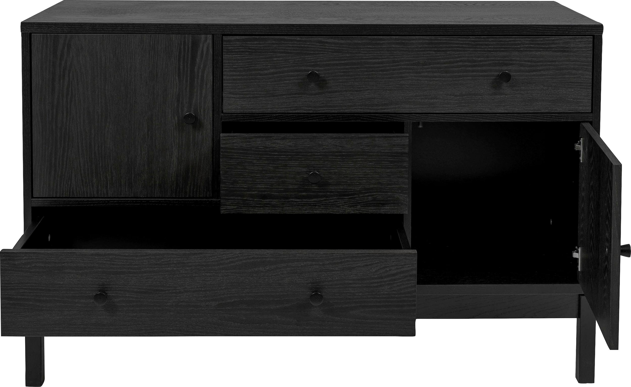 Woodman Sideboard Kommode im skandinavischen Design, Breite 120 cm, FSC®