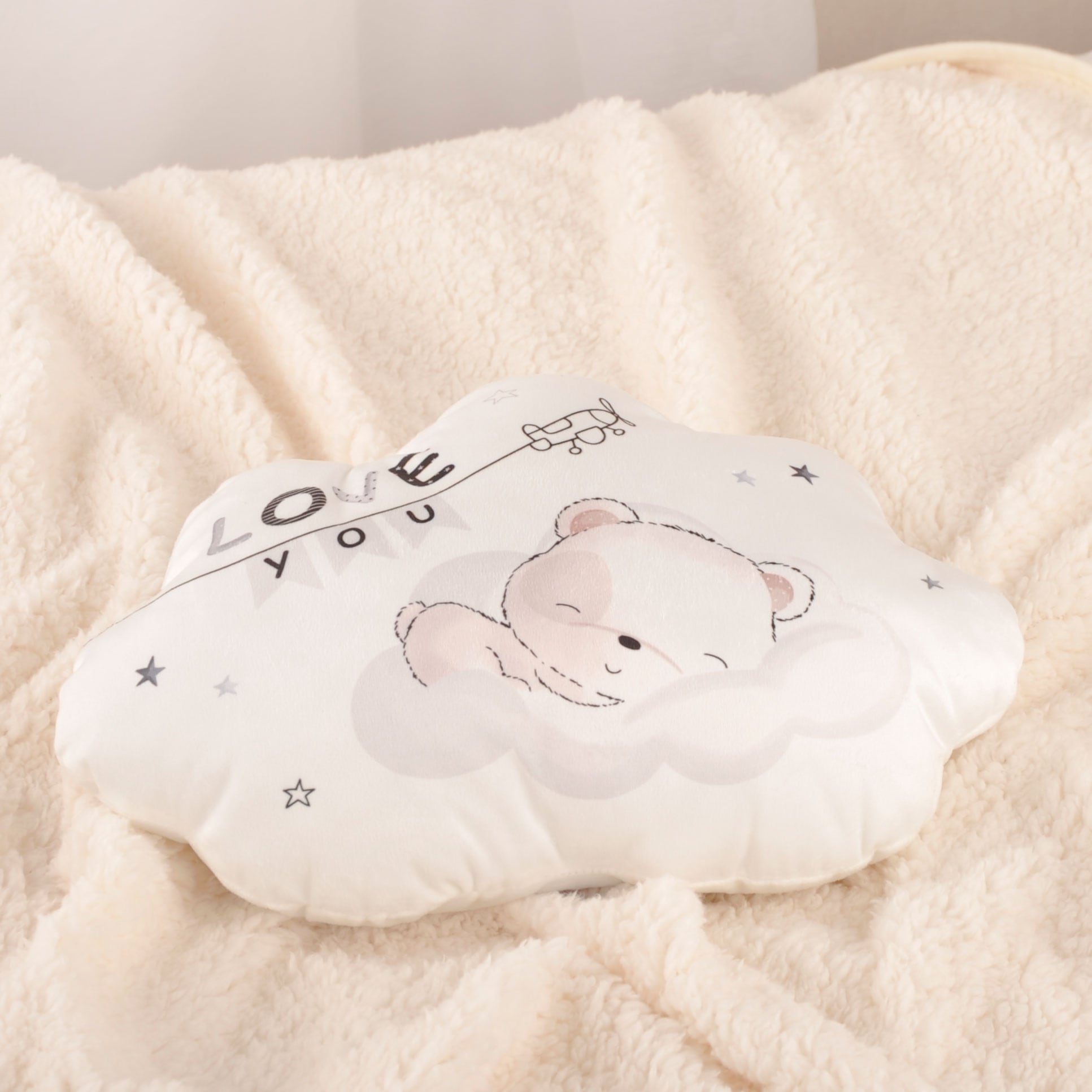 Baby Best Dekokissen »BabyBest Sleeping little bear« hochfarbig bedruckt