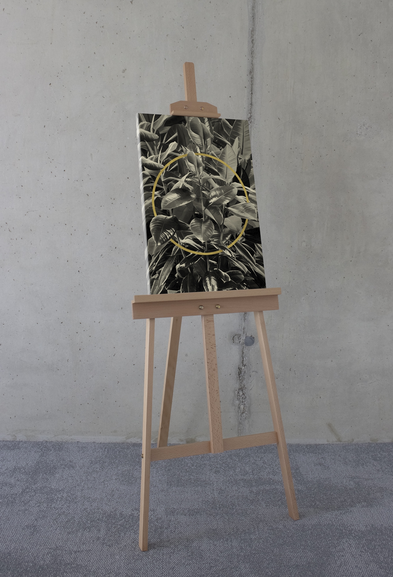 Komar Tableau sur toile »Green Surrounding - Grösse 40 x 60 cm« 1 cuis tlg. Keilrahmenbild mi Echtholzrahmen