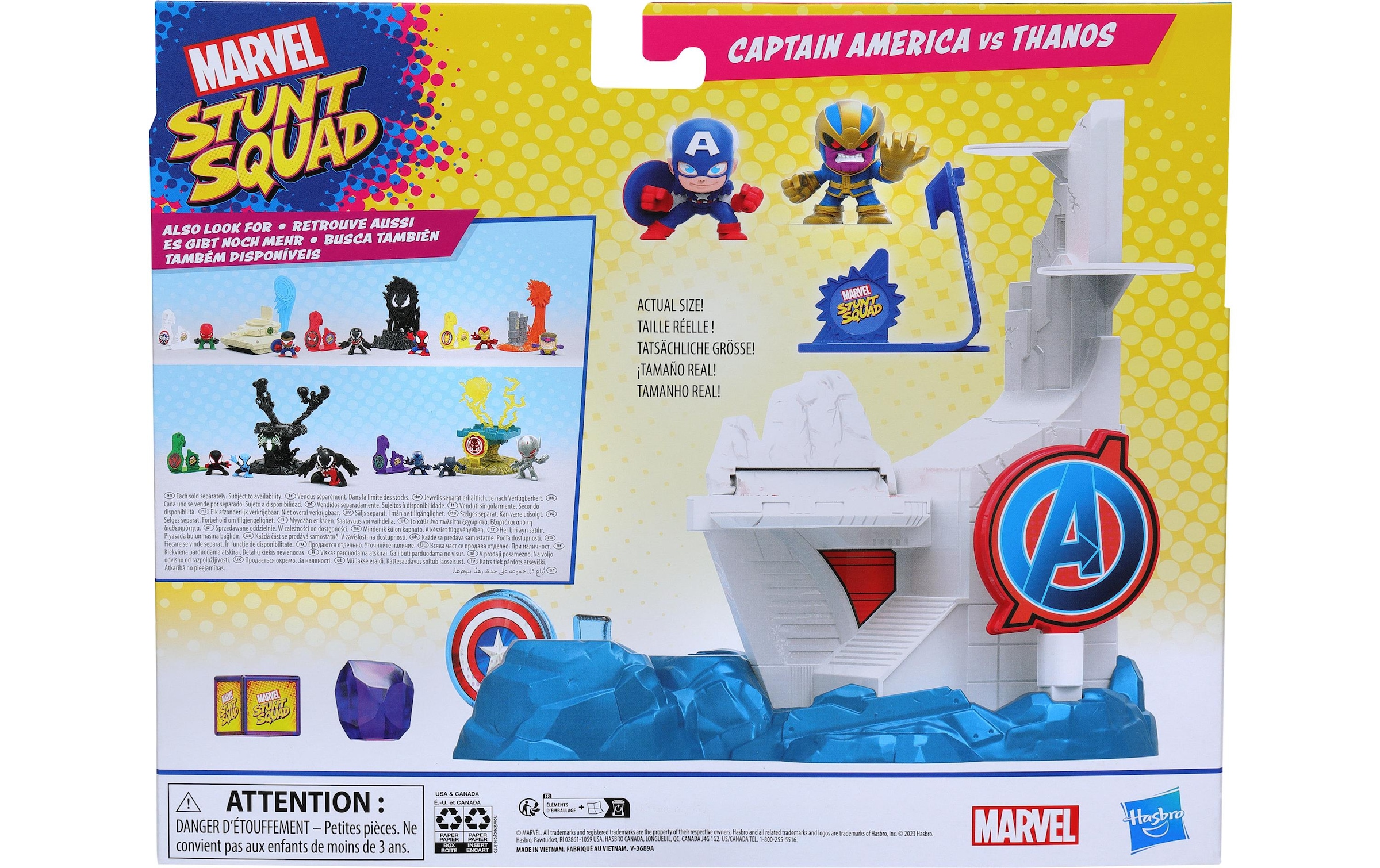 MARVEL Personnage de jeu »Stunt Squad – Captain America vs. Thanos«