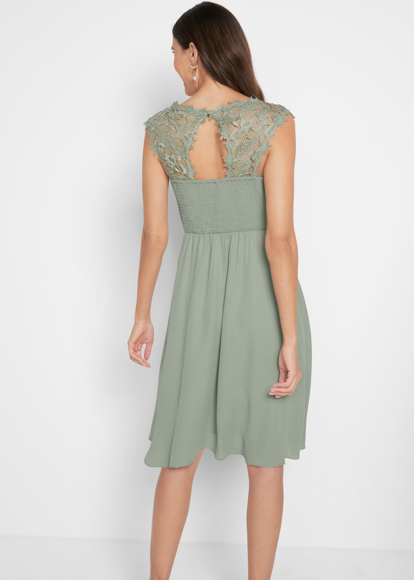 bonprix Mini-robe »Minikleid mit Spitze« Minikleid mit Spitze