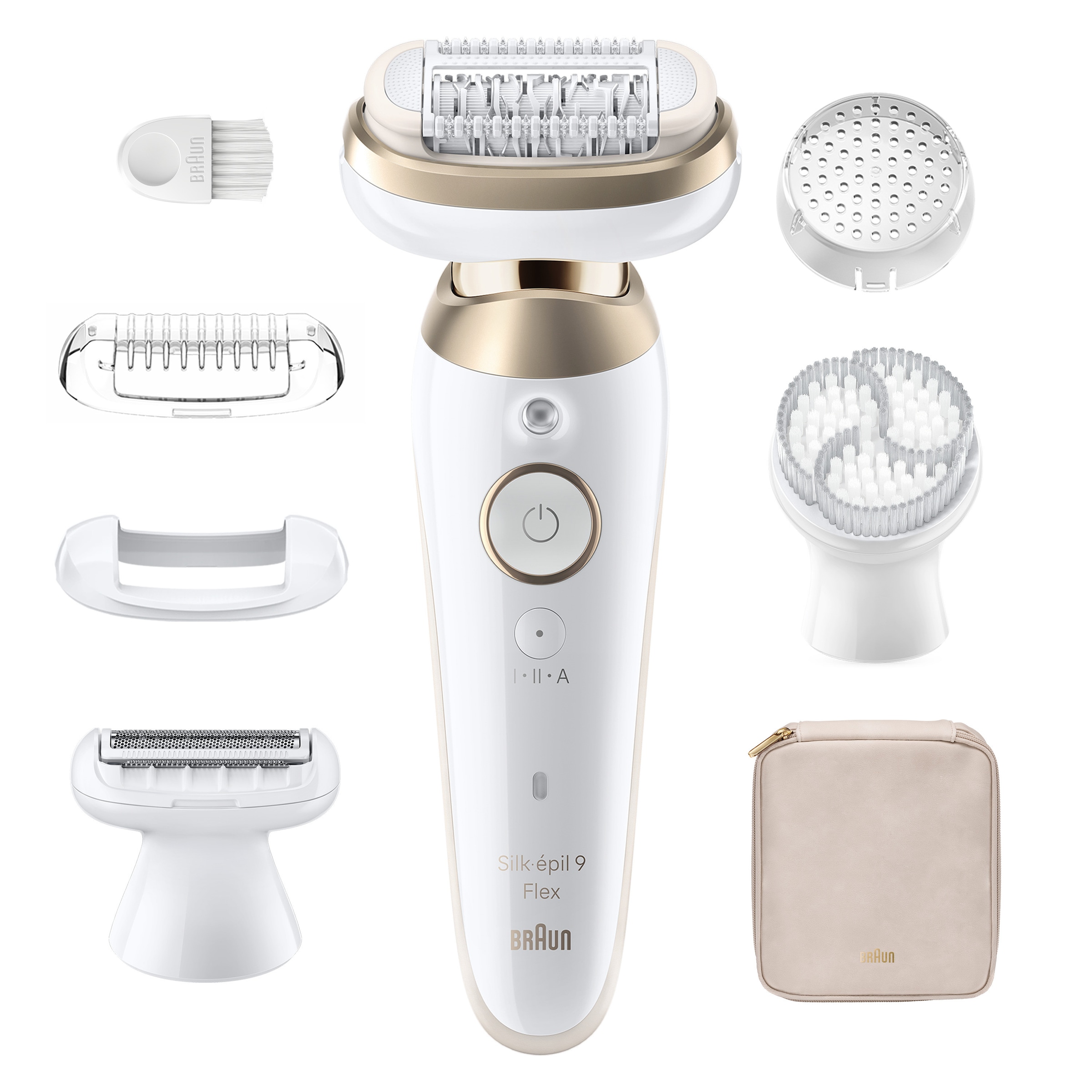 Braun Épilateur »Silk-épil 9 SES9-060 3D« 360° Flex, Wet & Dry, SmartLight, Rasieraufsatz, Trimmeraufsatz