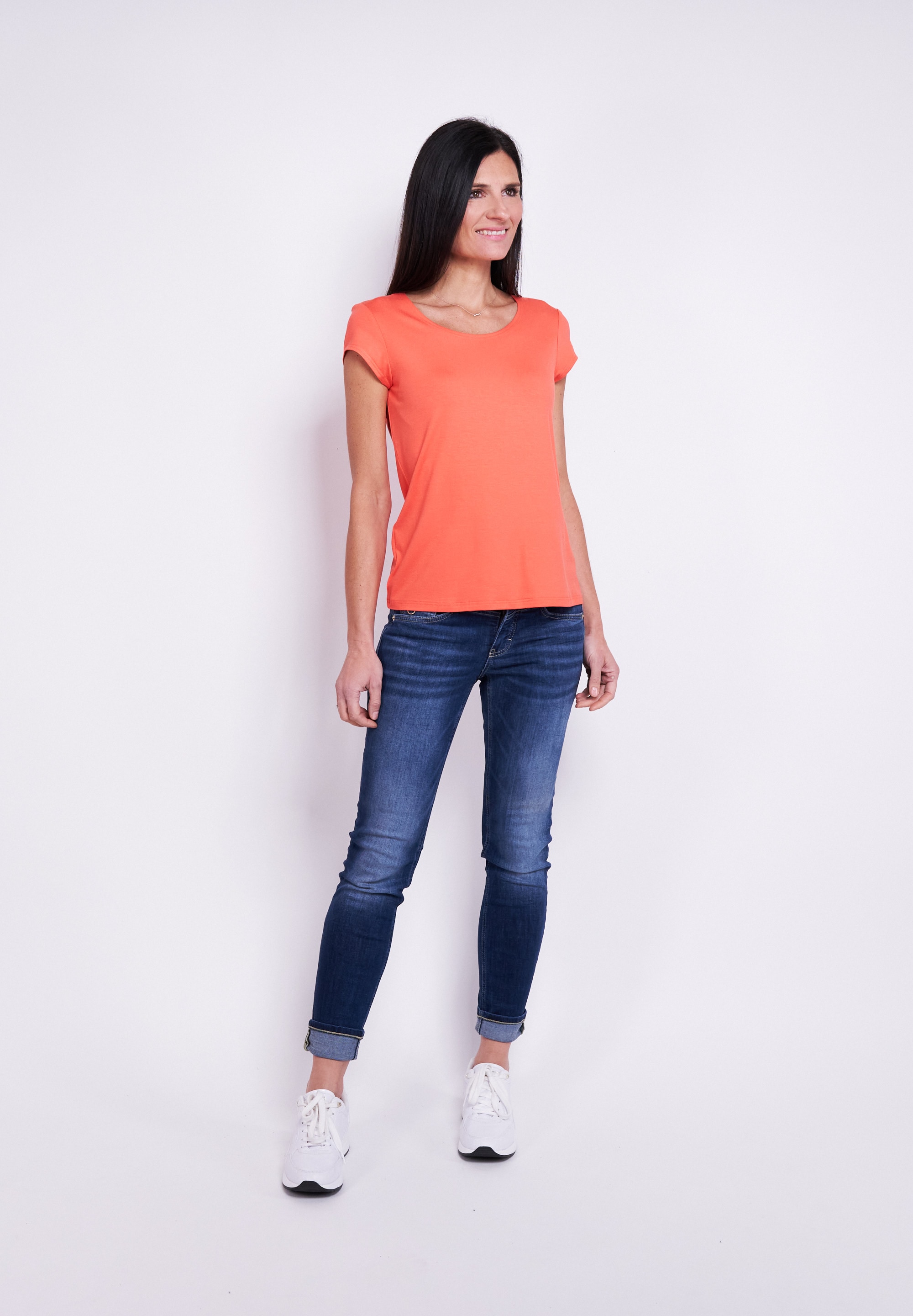 Seidel Moden T-Shirt mit Kappenärmel, MADE IN GERMANY