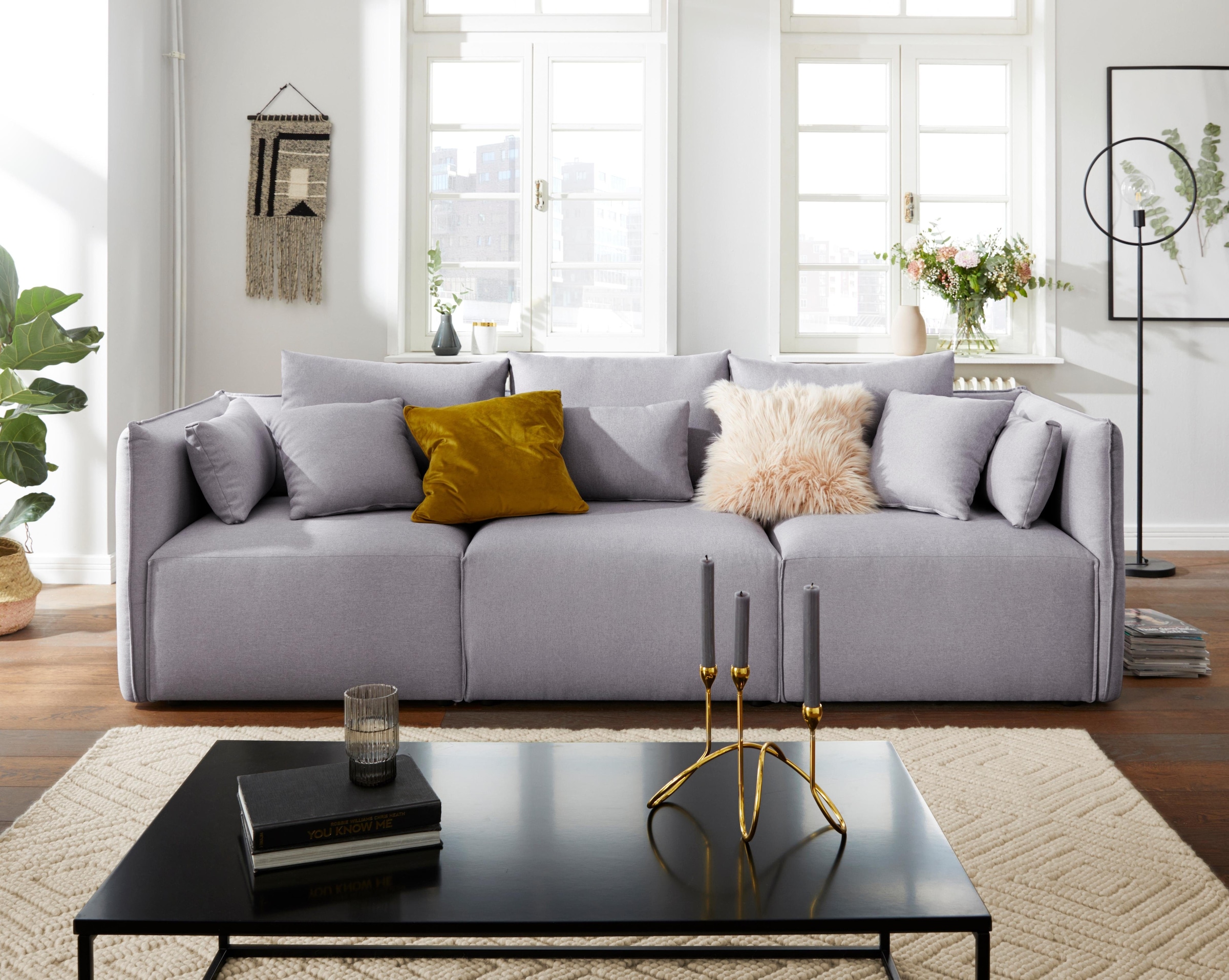 GOODproduct 3-Sitzer »Nöre« 3 Teile, in vielen Bezugsqualitäten und Farben s. auch "Nöre"