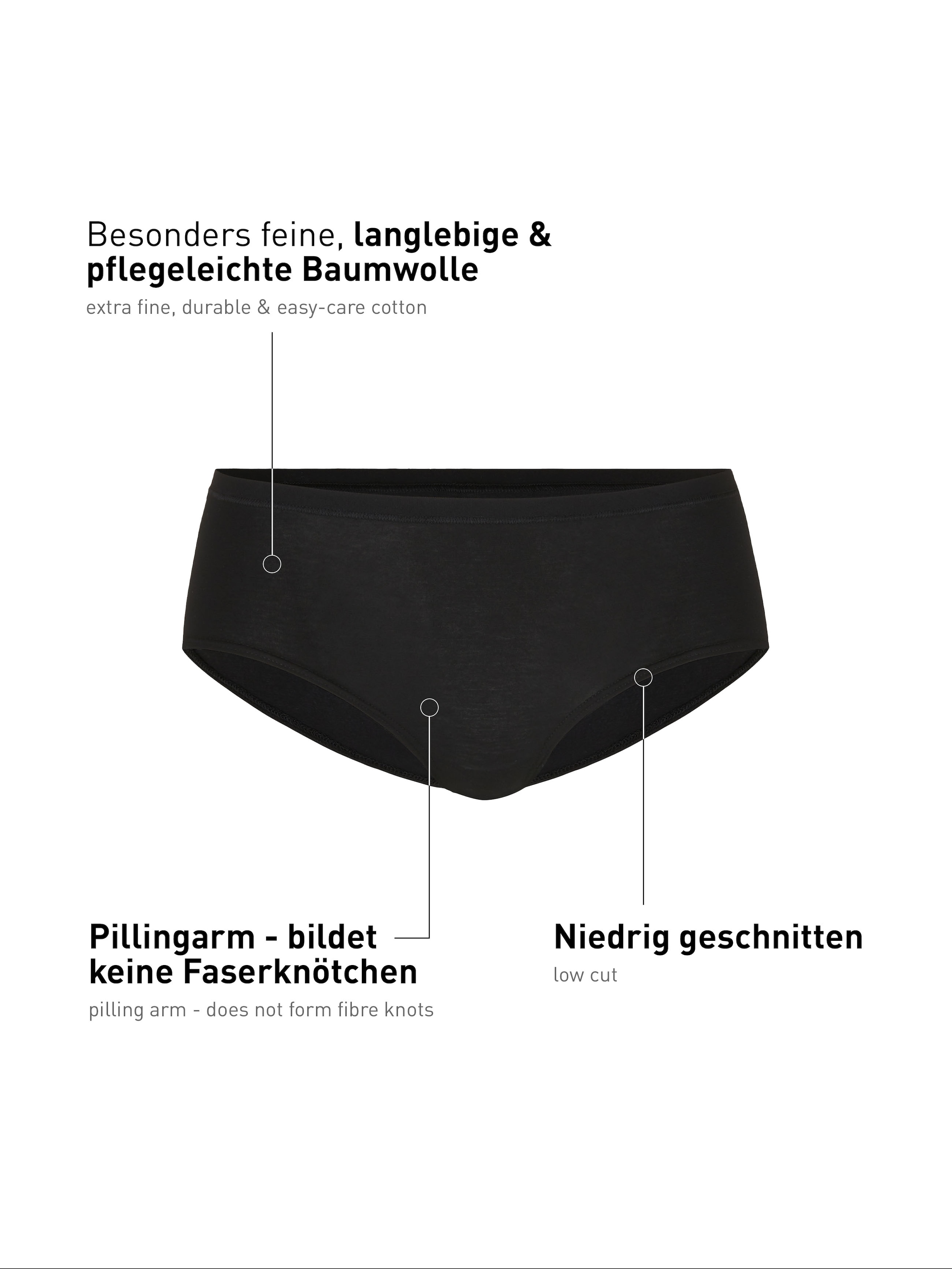 CALIDA Panty »Natural Comfort« avec coupe low-cut