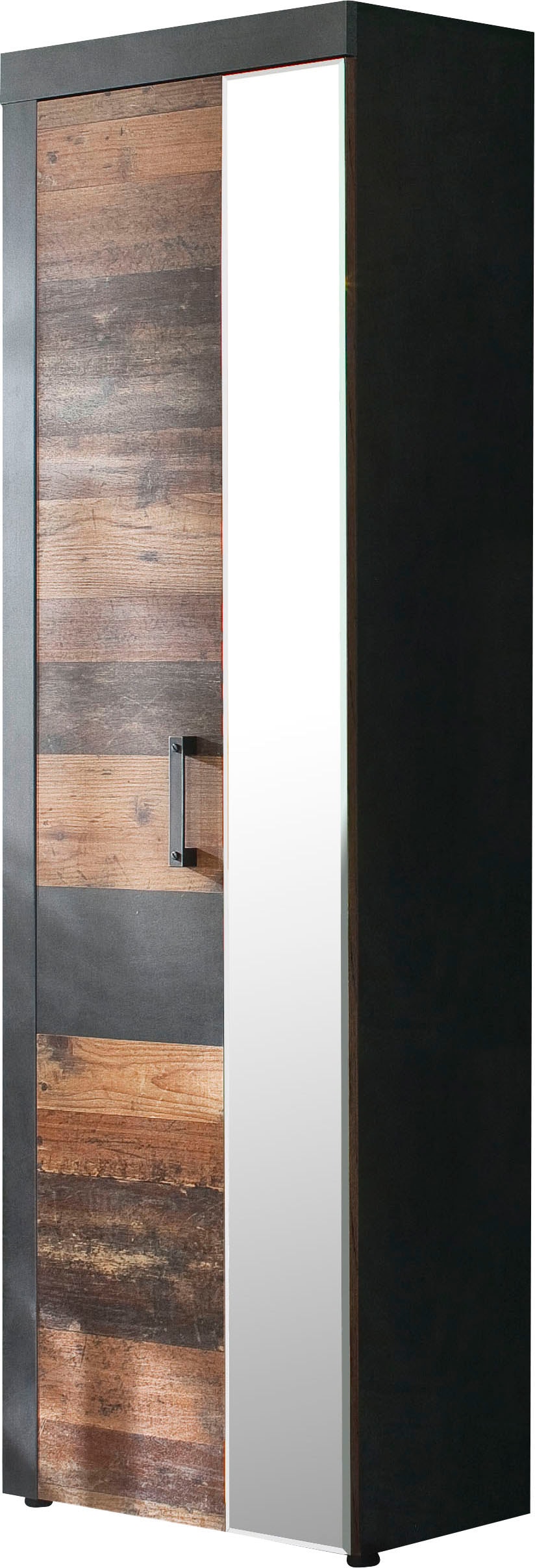 Home affaire Garderobenschrank »Ilana« Garderobenschrank mit 2 Türen - (B/T/H) 65/34/192 cm