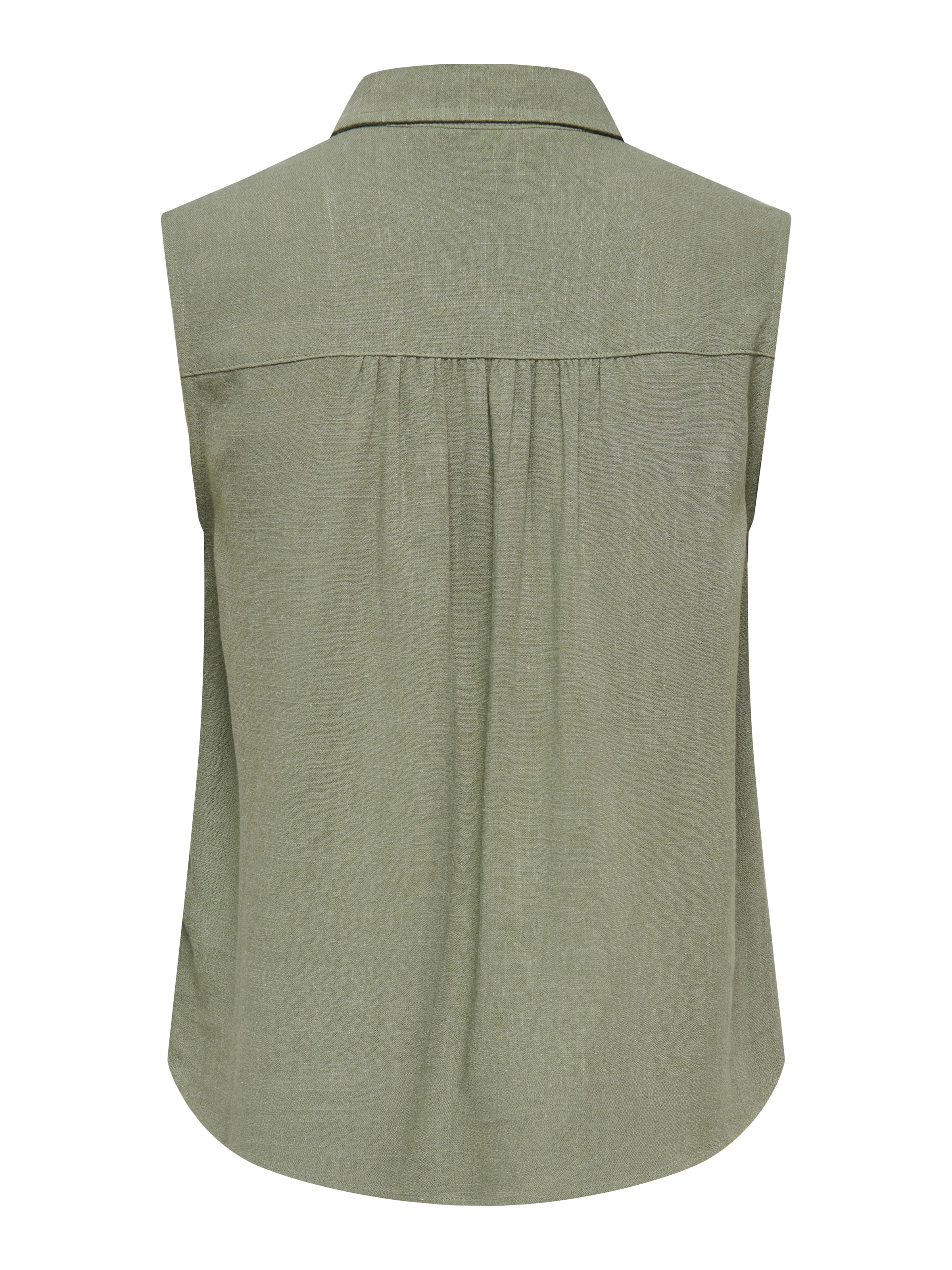 ONLY Top chemisier »ONLSIESTA S/L LINEN BL SHIRT PNT NOOS« avec lin