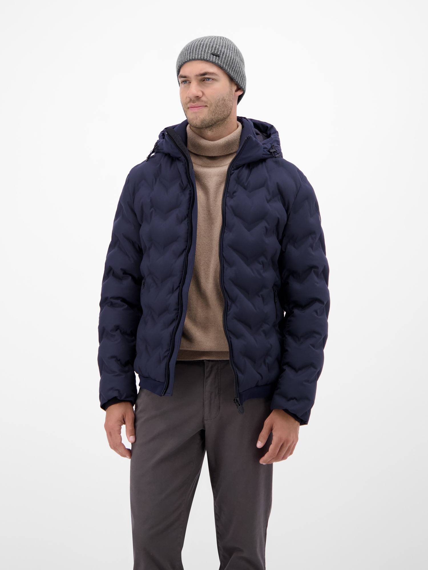 LERROS Bonnet de ski »Herren Strickmütze aus Wolle und Kaschmir«