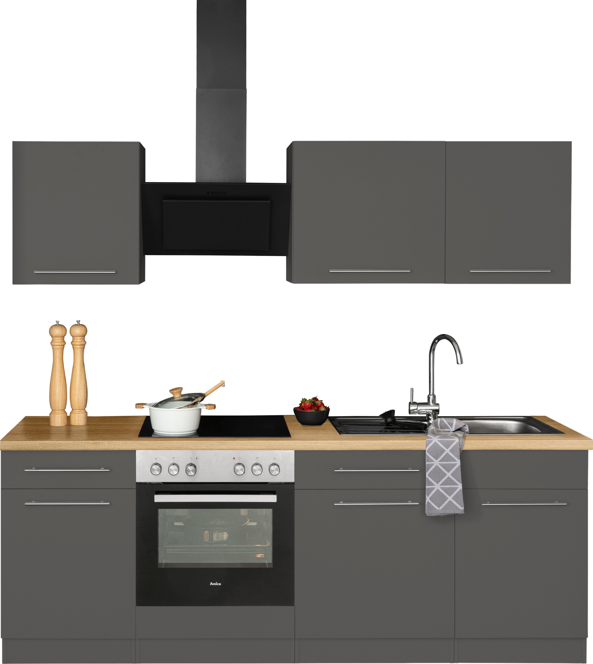 wiho Küchen Kitchenette »Unna« sans appareils électriques, largeur 220 cm