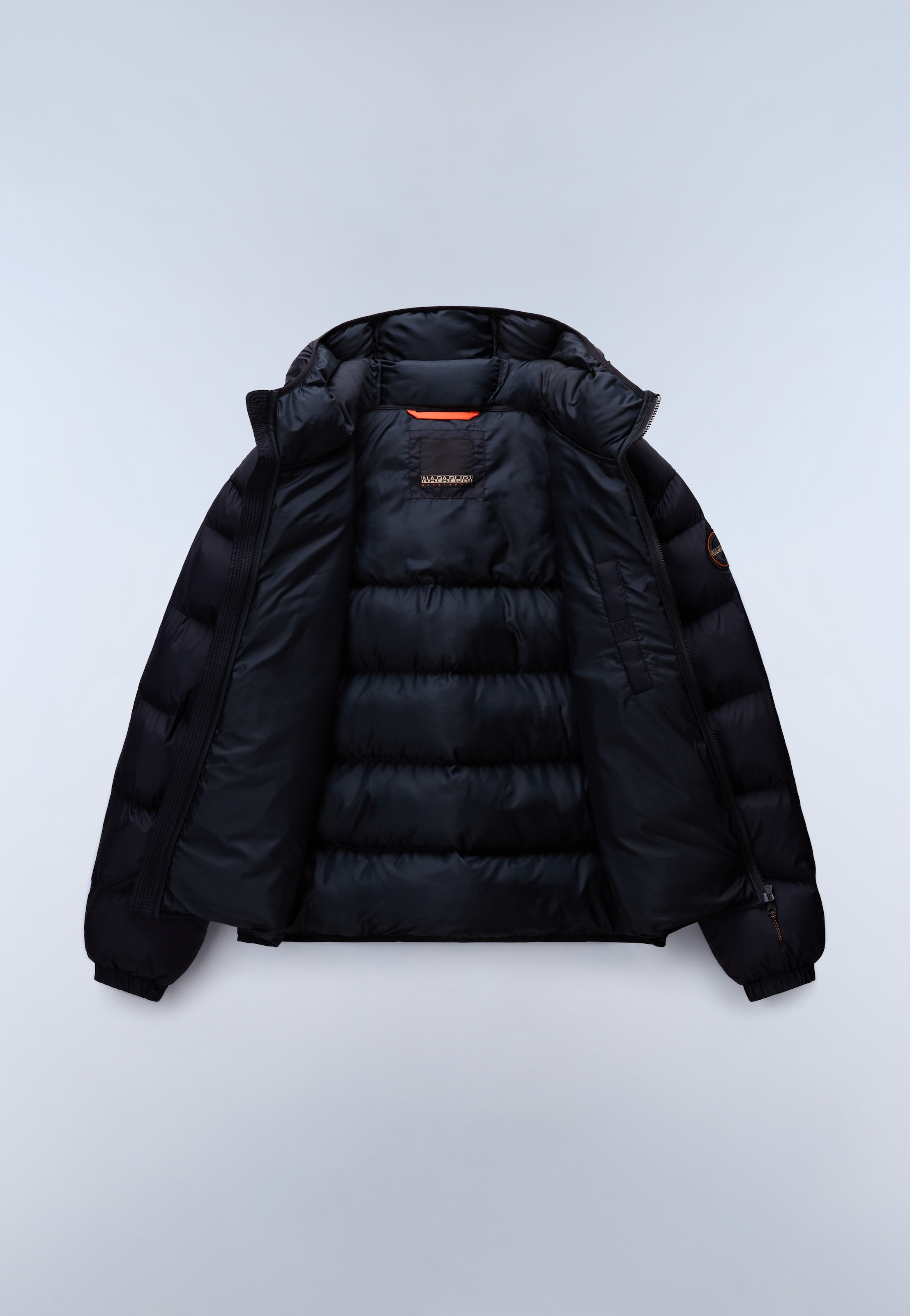 Napapijri Veste matelassée »A-MOLVENO HOOD BLACK BEAUTY« également en grandes tailles,