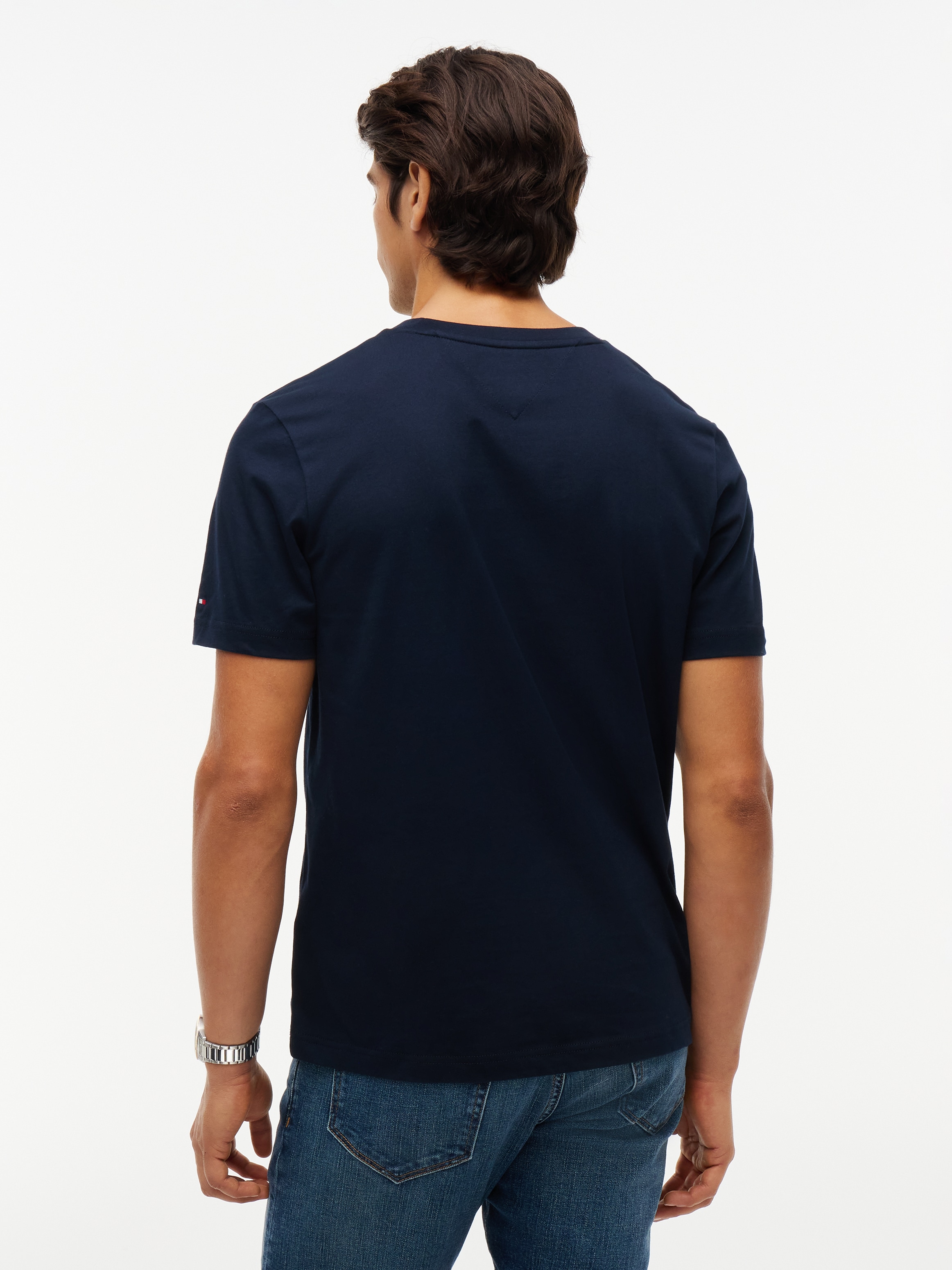 Tommy Hilfiger T-Shirt »BRAND LOVE SMALL FLAG« regular fit, Baumwolljersey